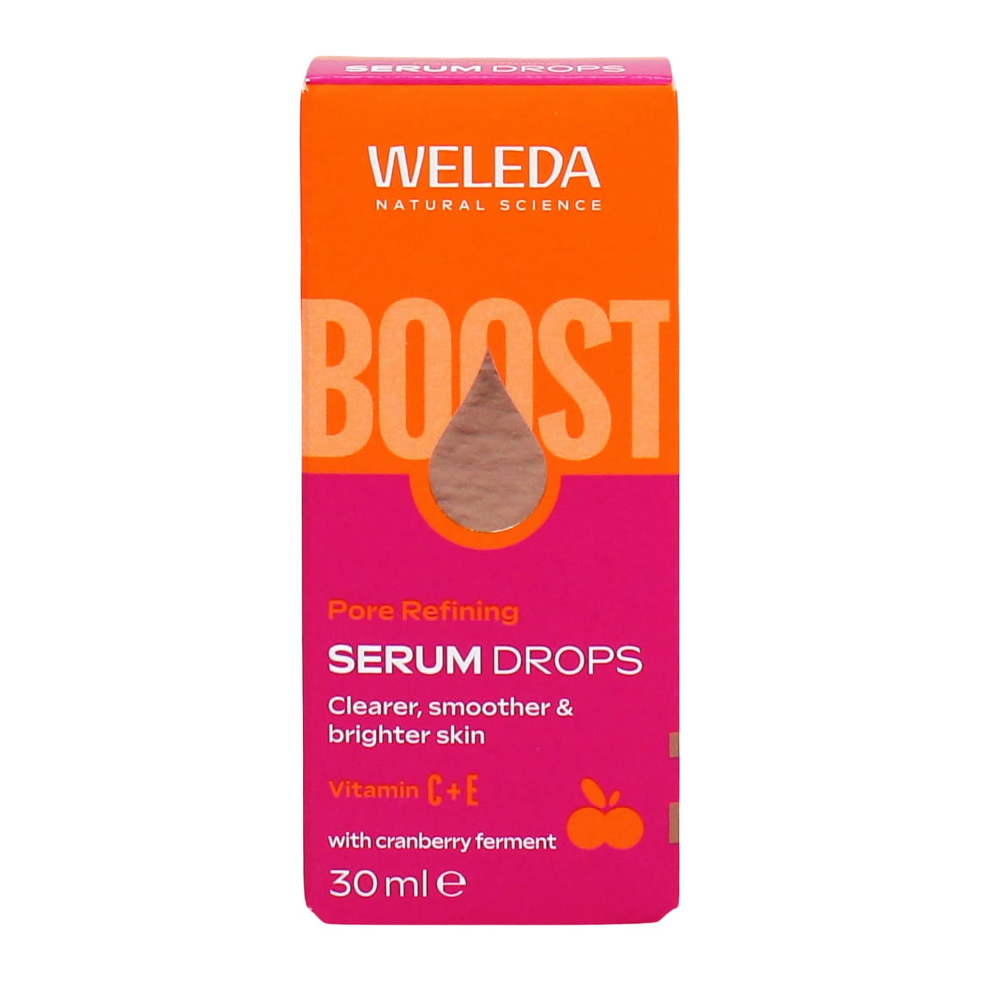 WELEDA BOOST SERUM DROPS PORE REFINING VITAMIN C & E 30ML