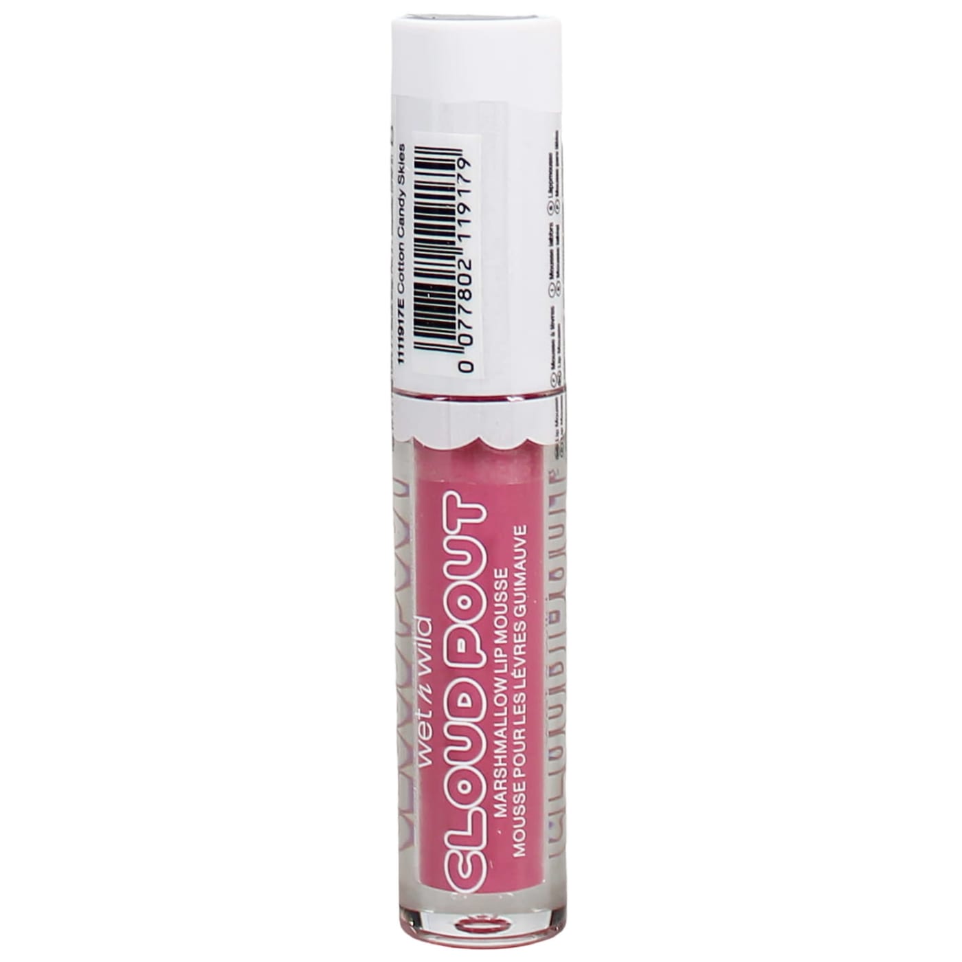 WET N WILD CLOUD POUT LIP MOUSSE COTTON CANDY