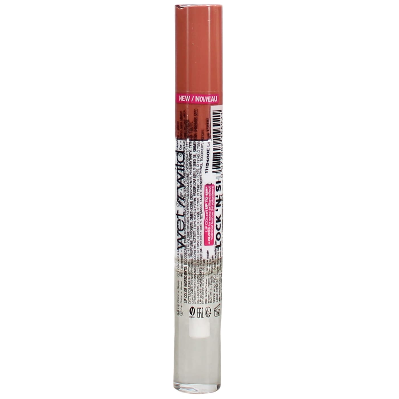 WET N WILD MEGALAST LOCK'N'SHINE LIPCOLOR LOTUS PETAL