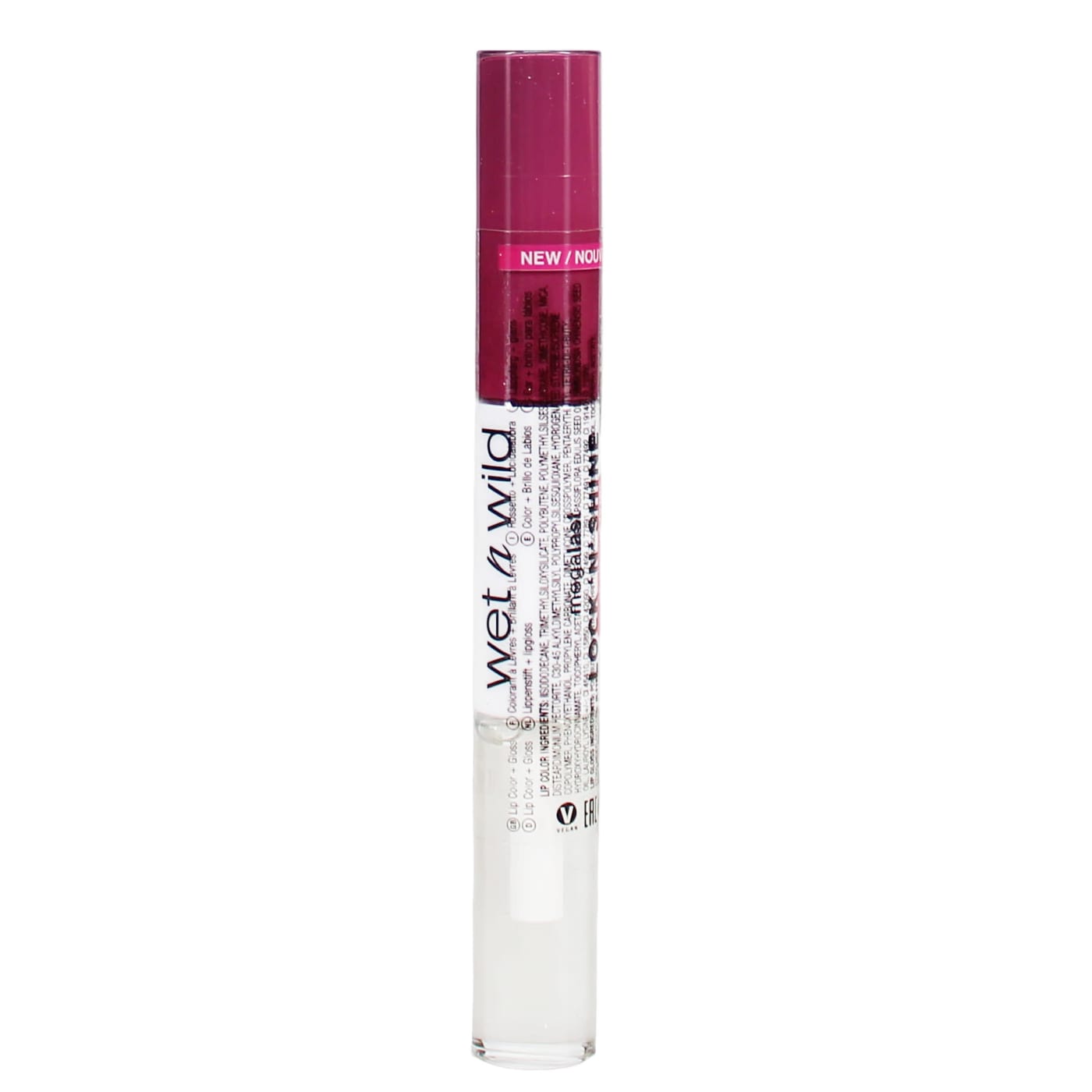 WET N WILD MEGALAST LOCK'N'SHINE LIPCOLOR LA PINK