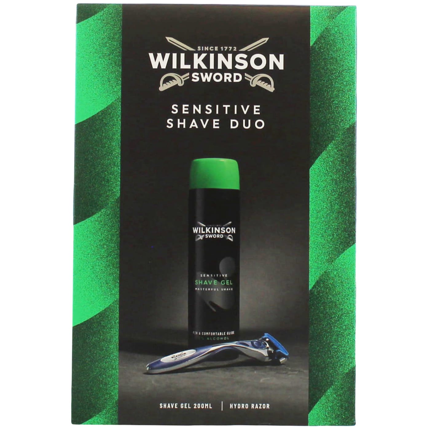 WILKINSON SWORD HYDRO 5 GIFT SET 2PC ( SENSITIVE GEL & HYDRO 5 1UP) 200ML