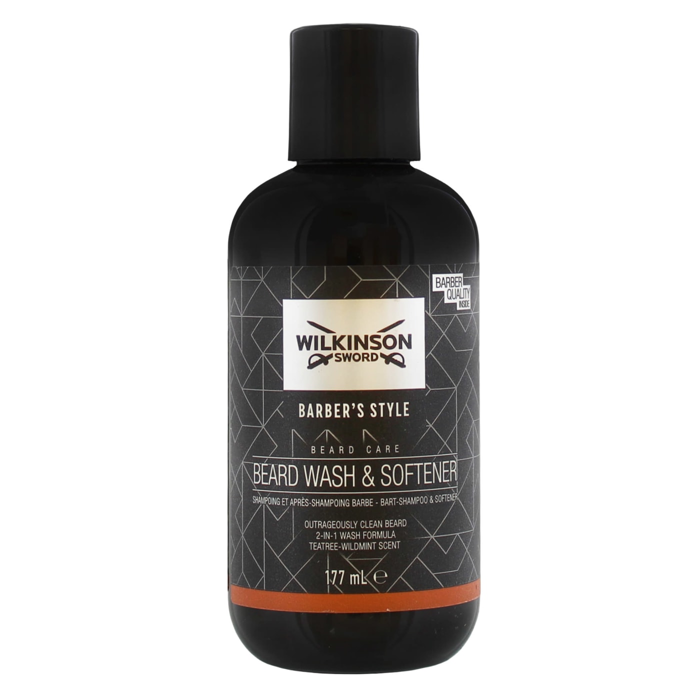 WILKINSON SWORD BARBER'S STYLE BEARD WASH & SOFTENER 177ML