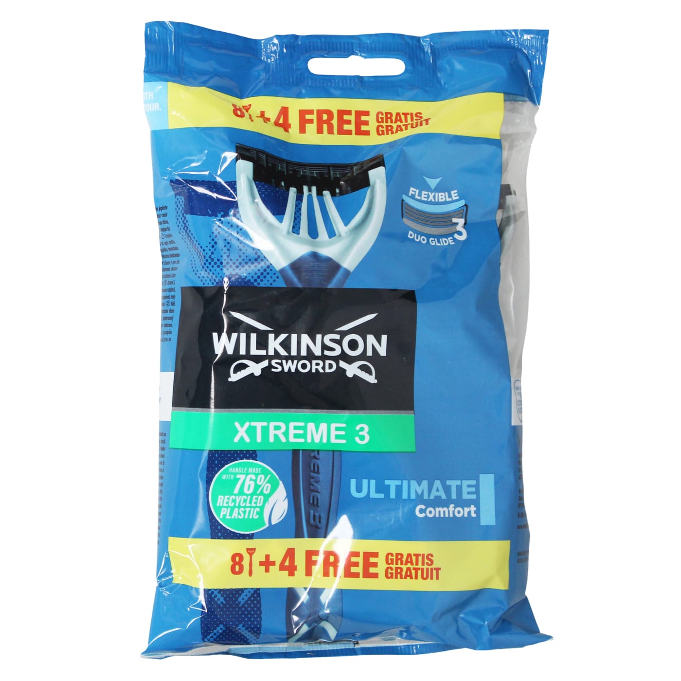 WILKINSON SWORD XTREME 3 DISPOSABLE RAZOR ULTIMATE COMFORT 12 PACK