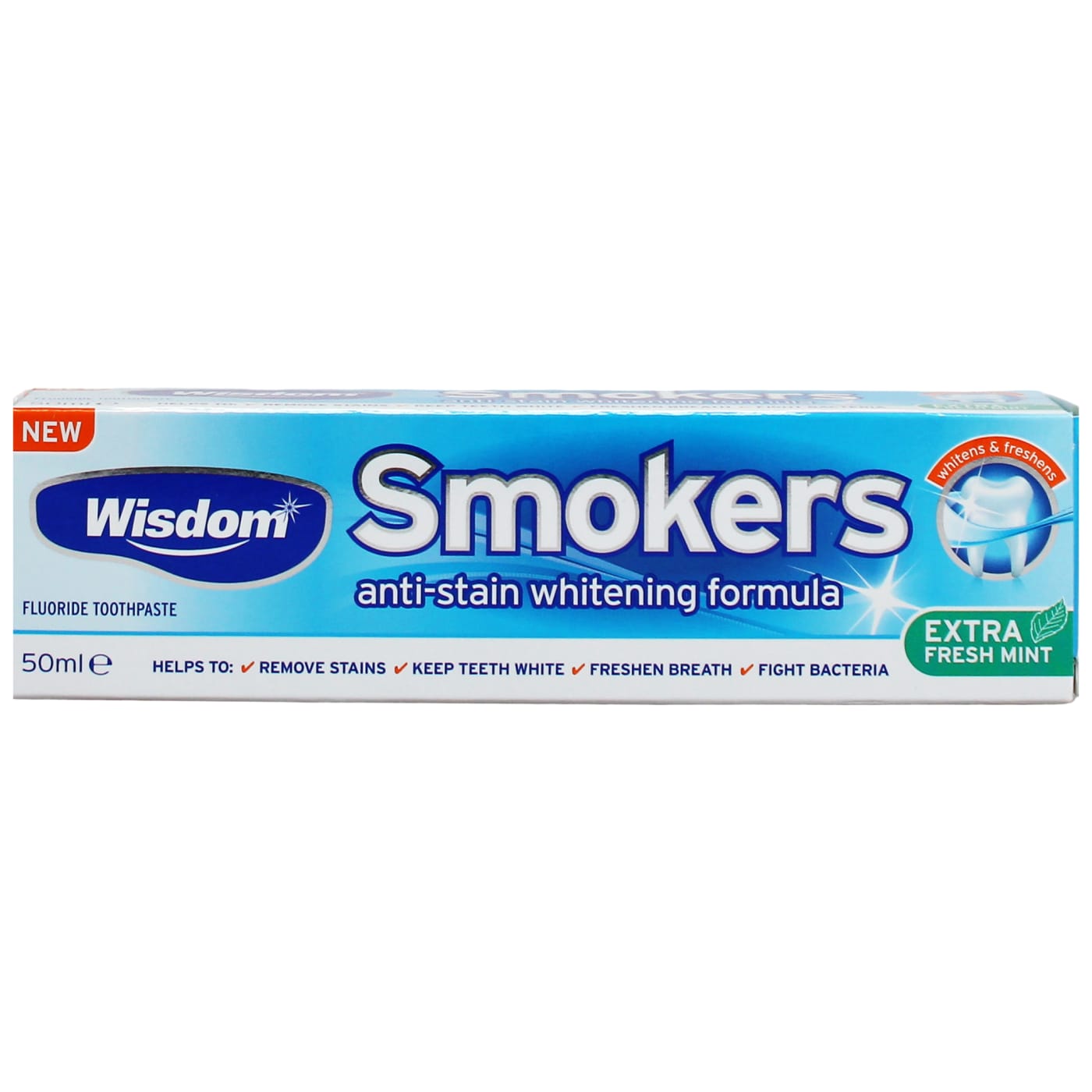 WISDOM TOOTHPASTE SMOKERS ANTI STAIN 50ML