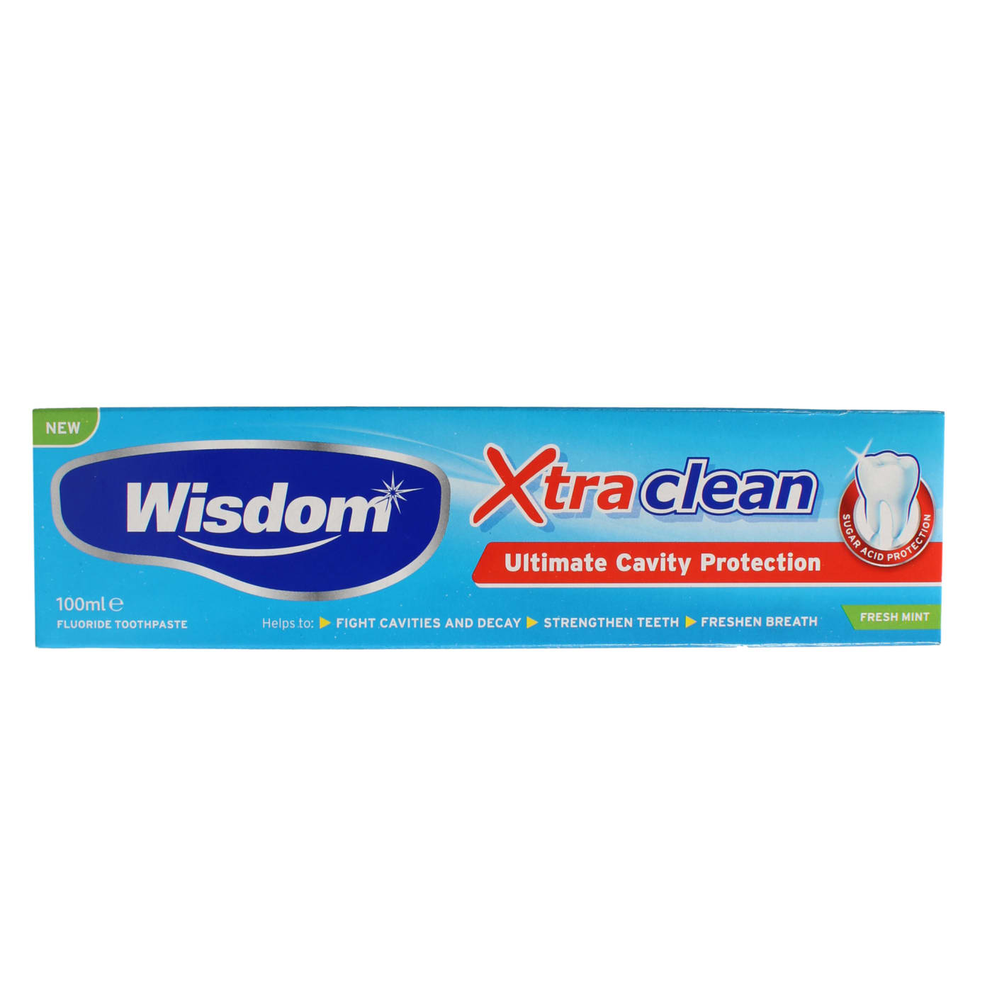 WISDOM TOOTHPASTE XTRA CLEAN FRESH MINT 100ML