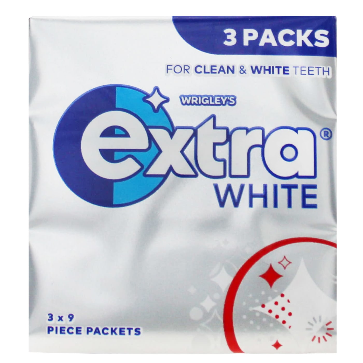 WRIGLEY'S EXTRA WHITE 9'S 3 PACK (3X9 PACK)