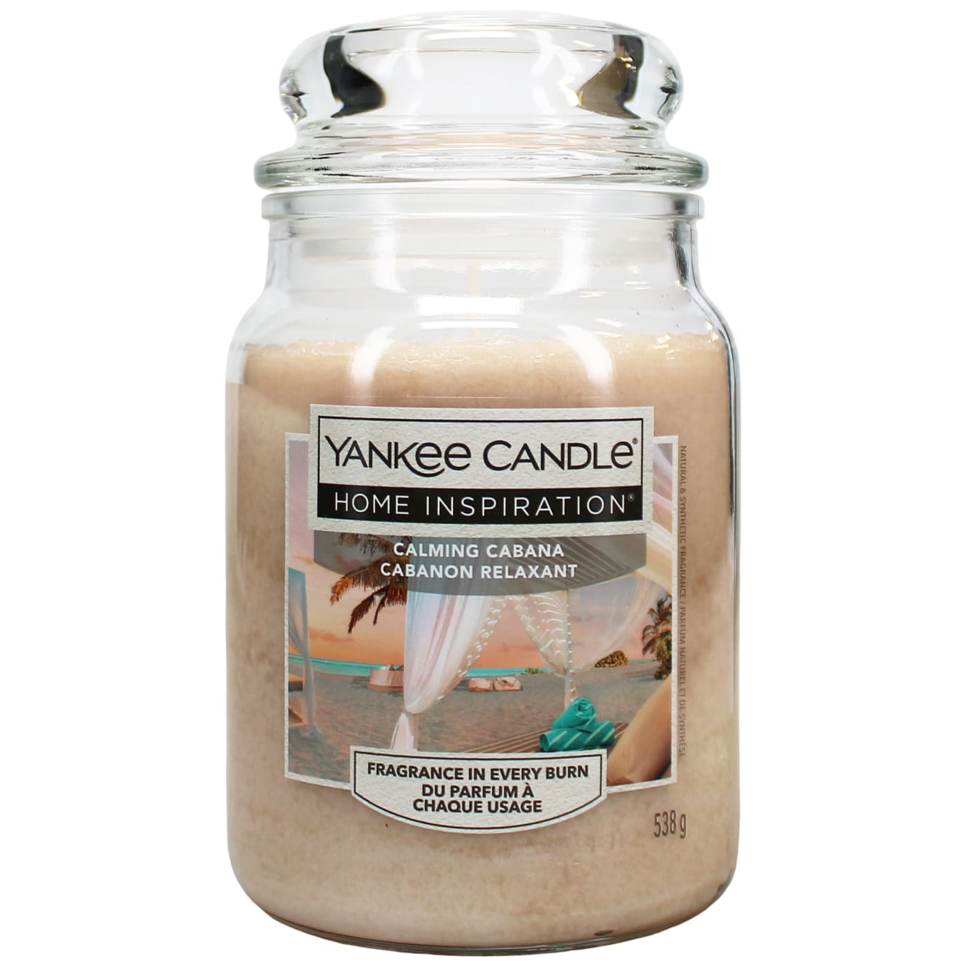 YANKEE CANDLE HOME INSPIRATION 538G LARGE JAR CALMING CABANA