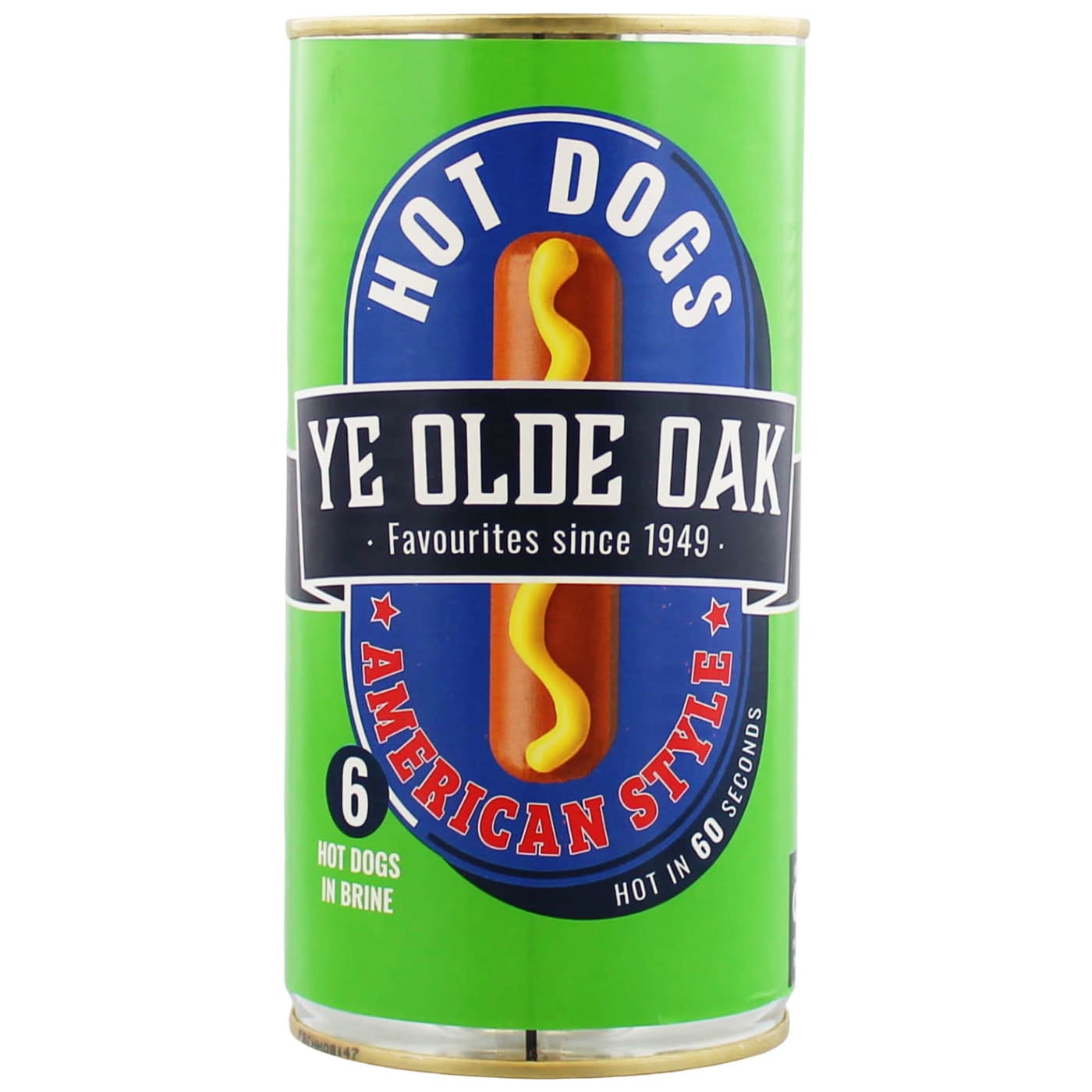 YE OLDE OAK 560G USA HOT DOGS IN BRINE