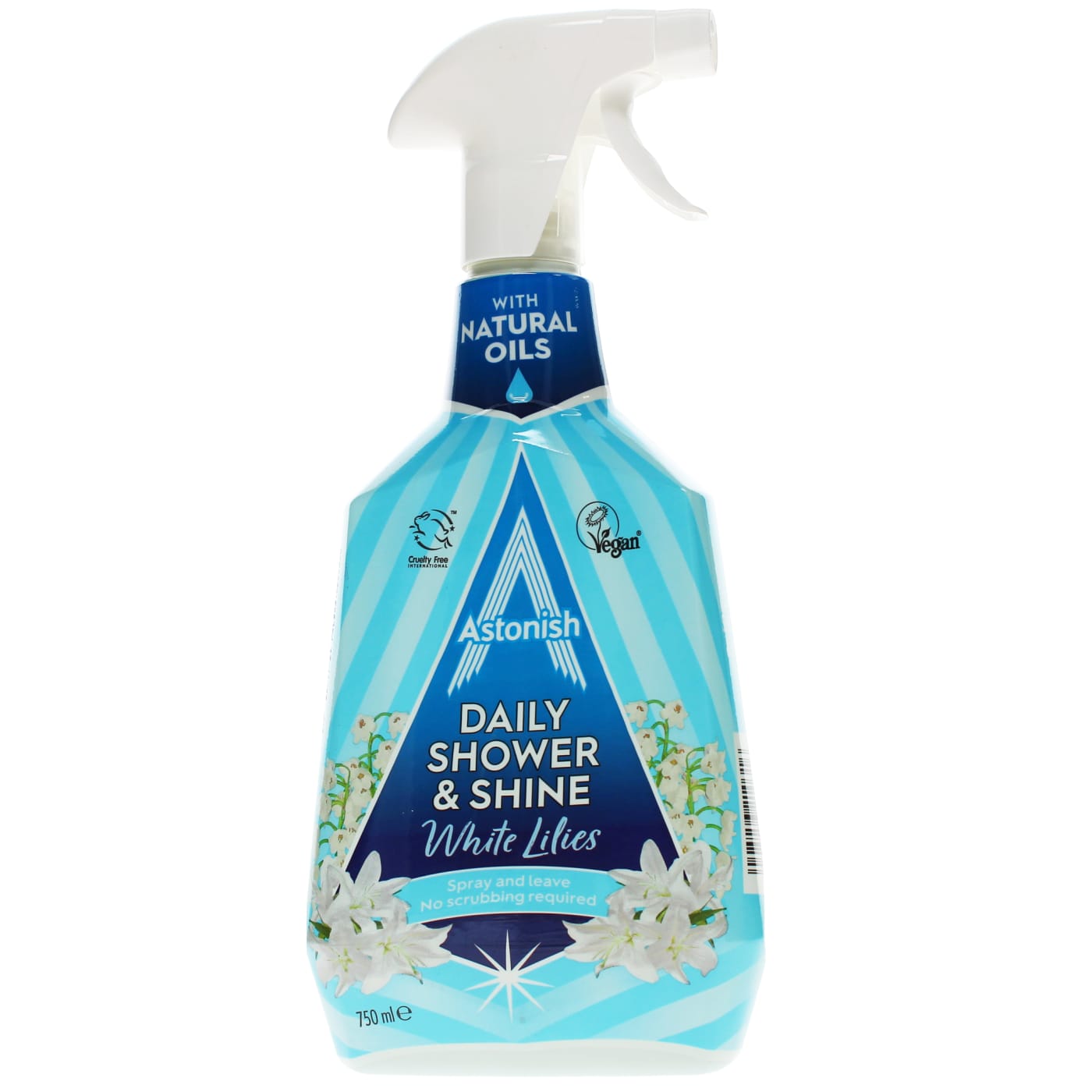 ASTONISH DAILY SHOWER & SHINE SHOWER CLEANING SPRAY WHITE LILLIES 750ML