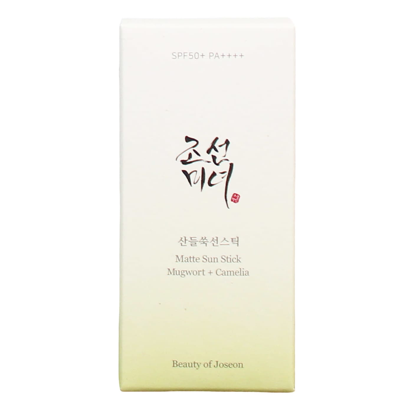 BEAUTY OF JOSEON 18G MATTE SUN STICK MUGWORT & CAMELIA
