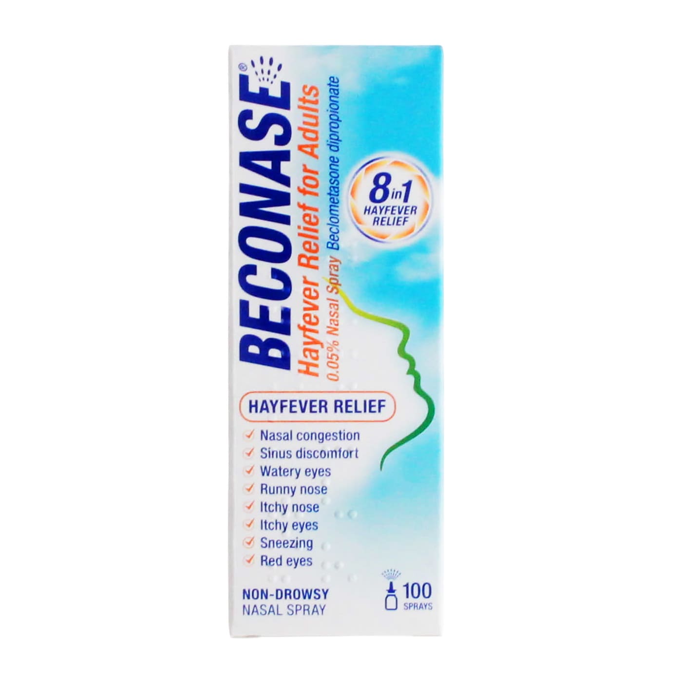 BECONASE ALLERGY NASAL SPRAY 100 DOSE
