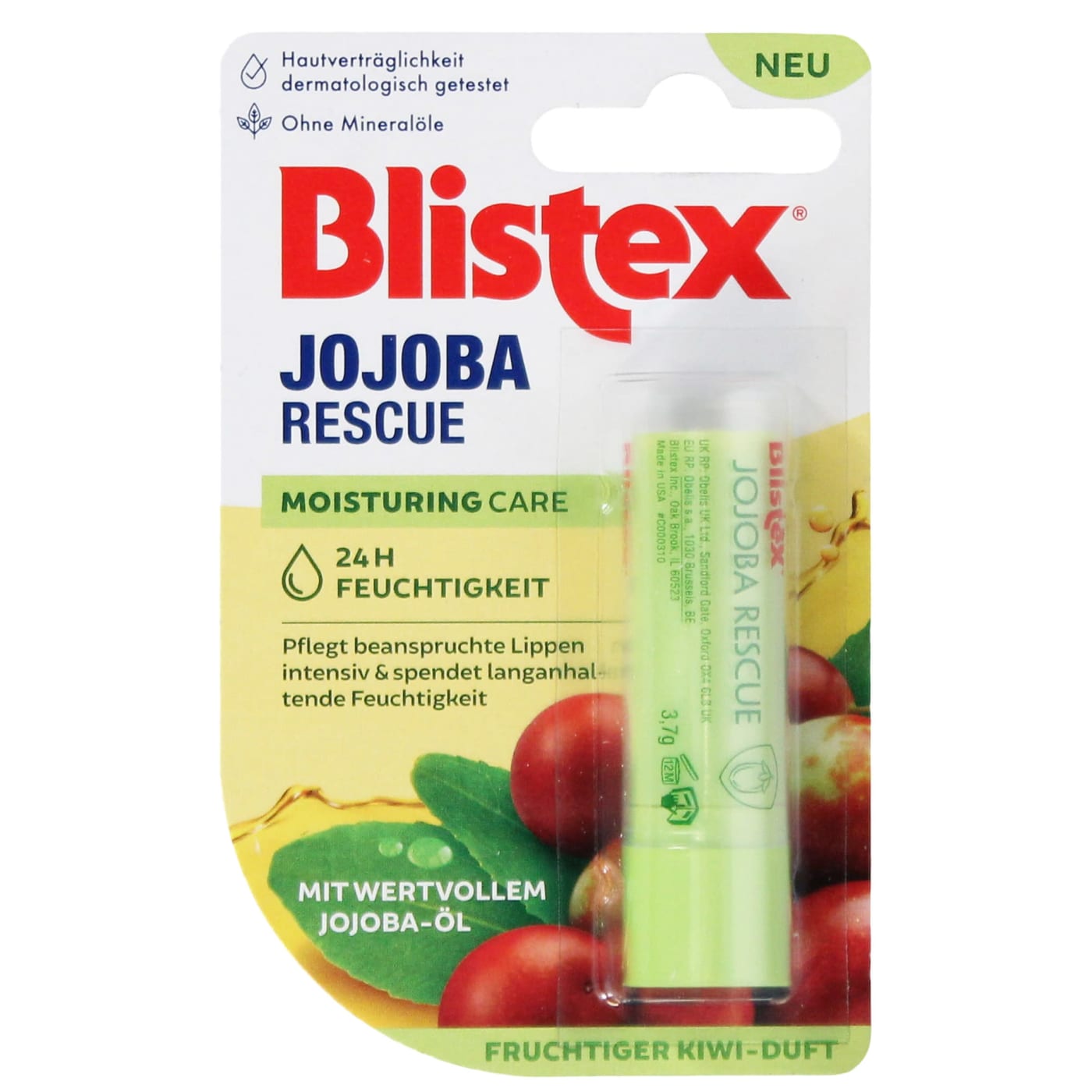 BLISTEX 3.7G LIP BALM JOJOBA RESCUE KIWI (DE)