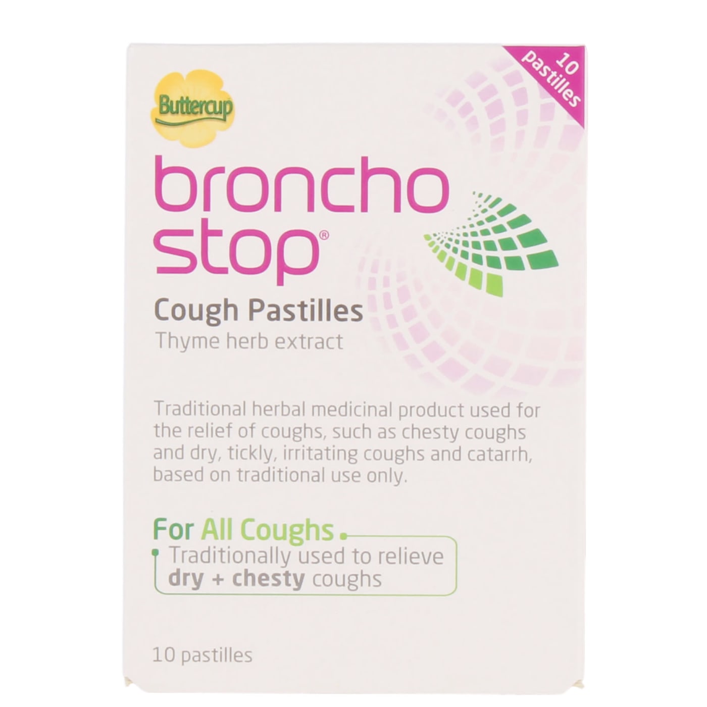 BRONCHOSTOP COUGH PASTILLES 10'S
