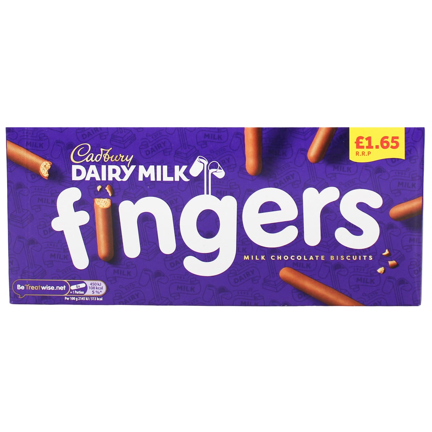 CADBURY FINGERS 114G PMP £1.65