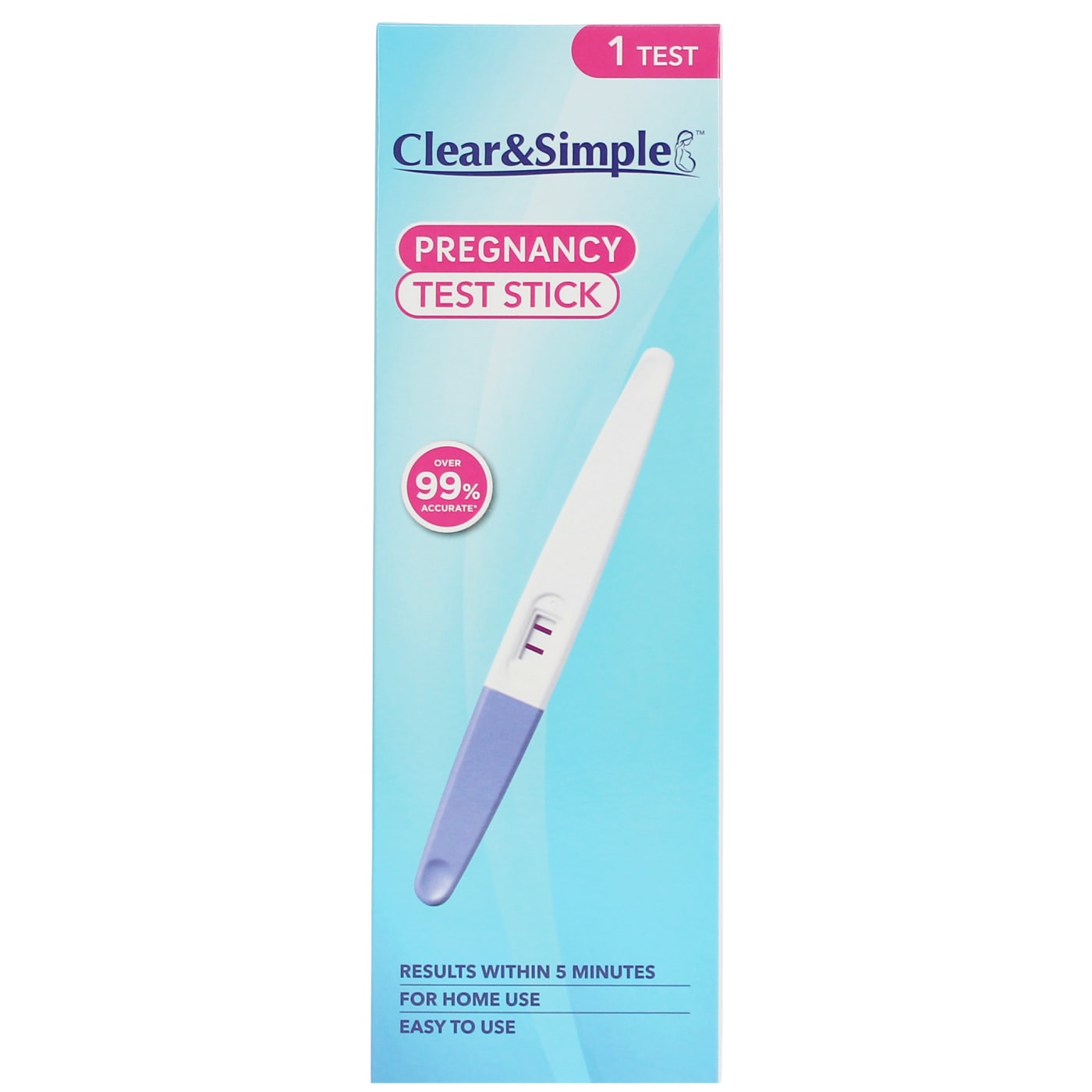 CLEAR AND SIMPLE PREGNANCY TEST MIDSTREAM