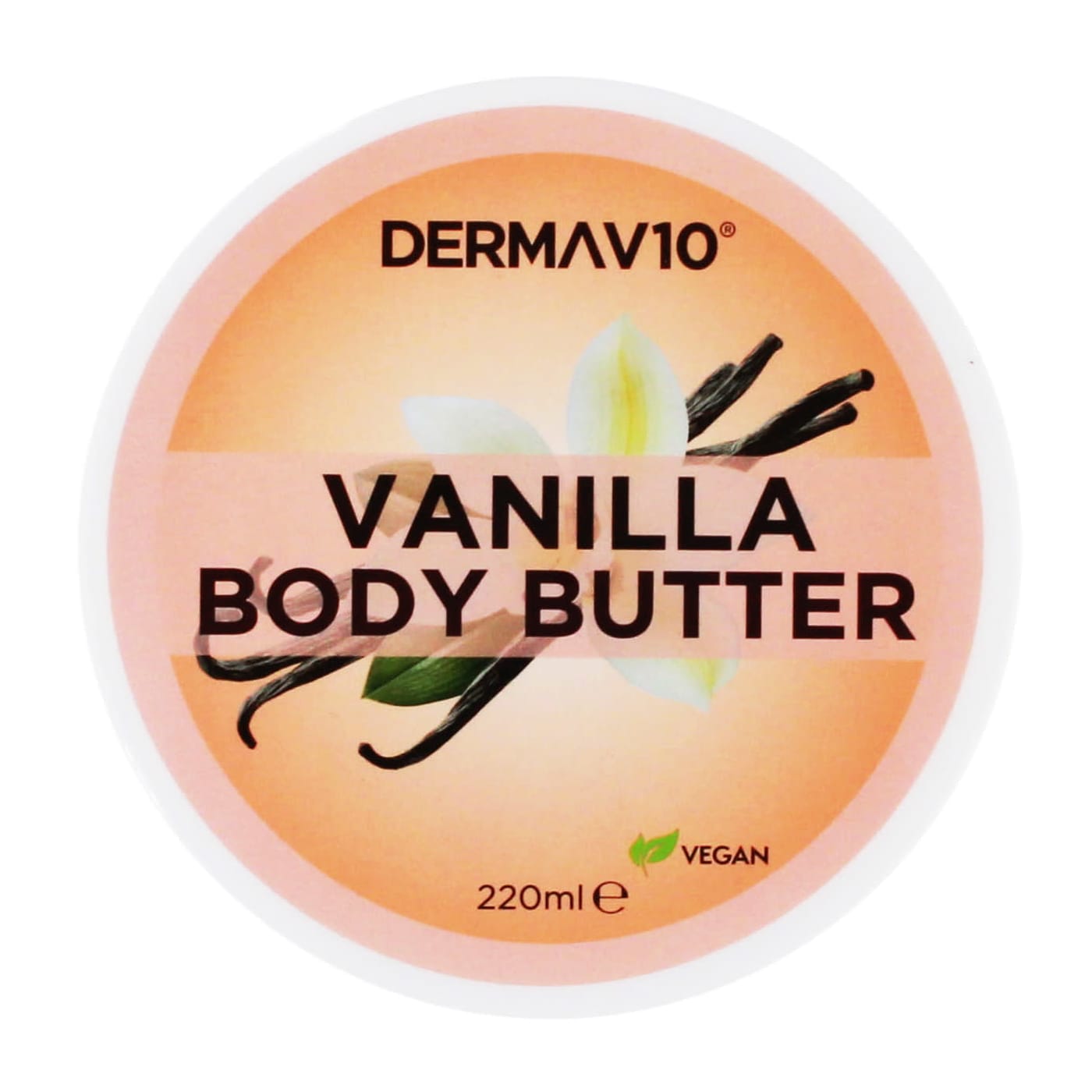 DERMA V10 BODY BUTTER VANILLA 220ML