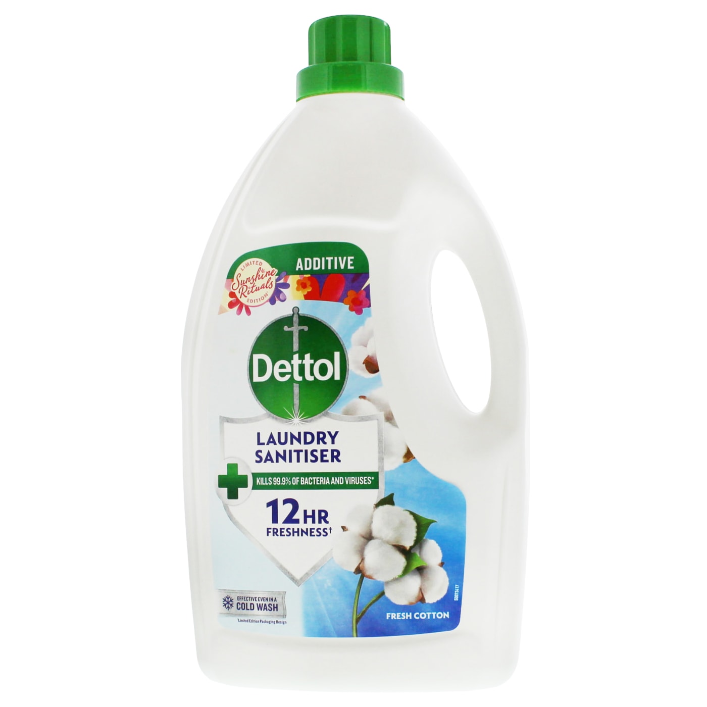DETTOL 3L ANTIBACTERIAL LAUNDRY SANITISER LIQUID ADDITIVE FRESH COTTON