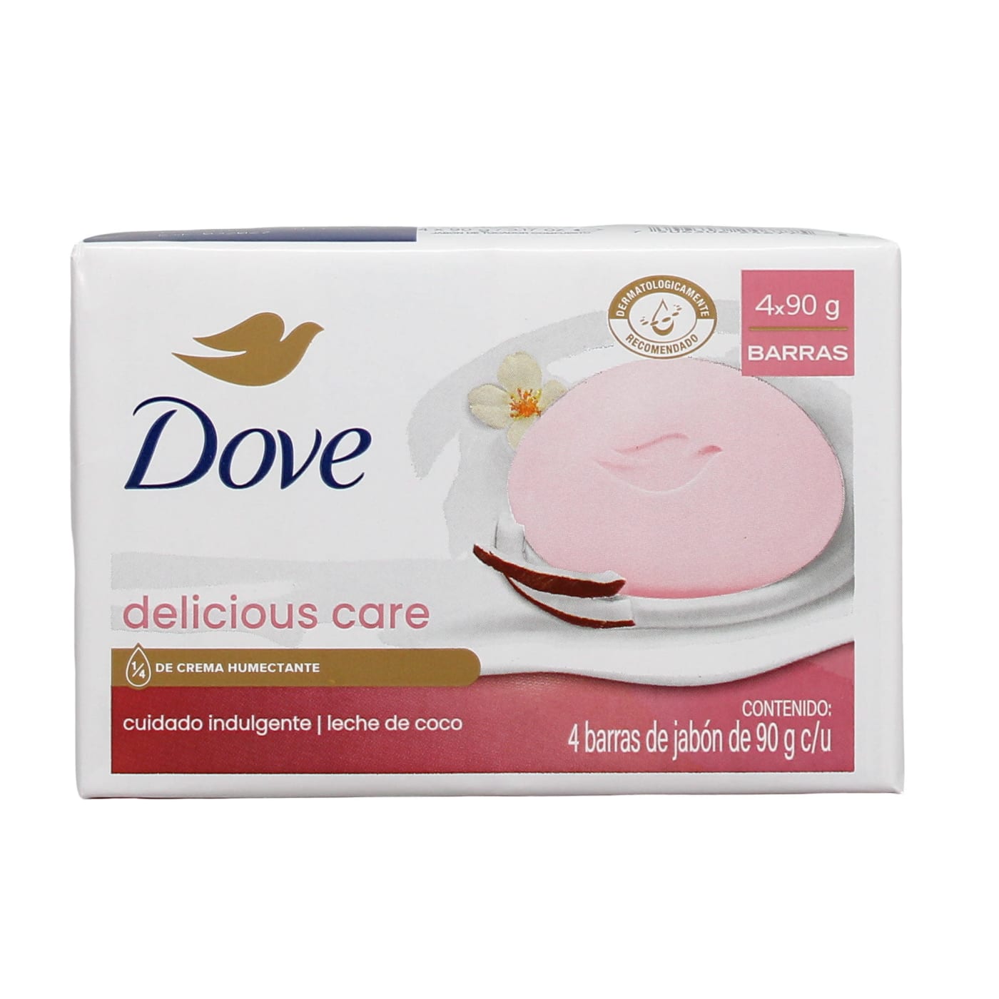 DOVE 4X90G SOAP RELAXING WITH COCONUT MILK & JASMINE (NON UK/EU)