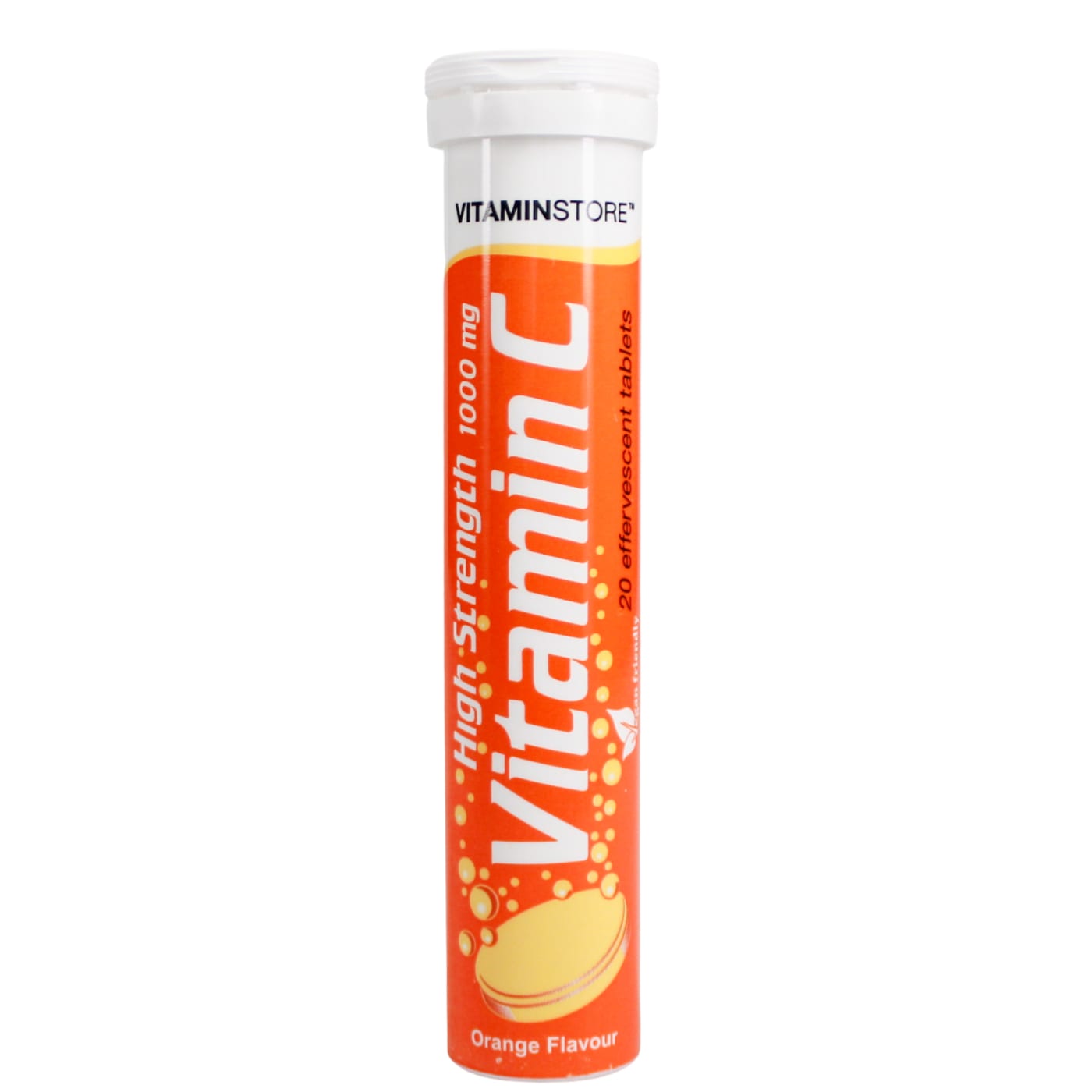EFFERVESCENT VITAMIN C 1000MG TABLETS ORANGE 20'S