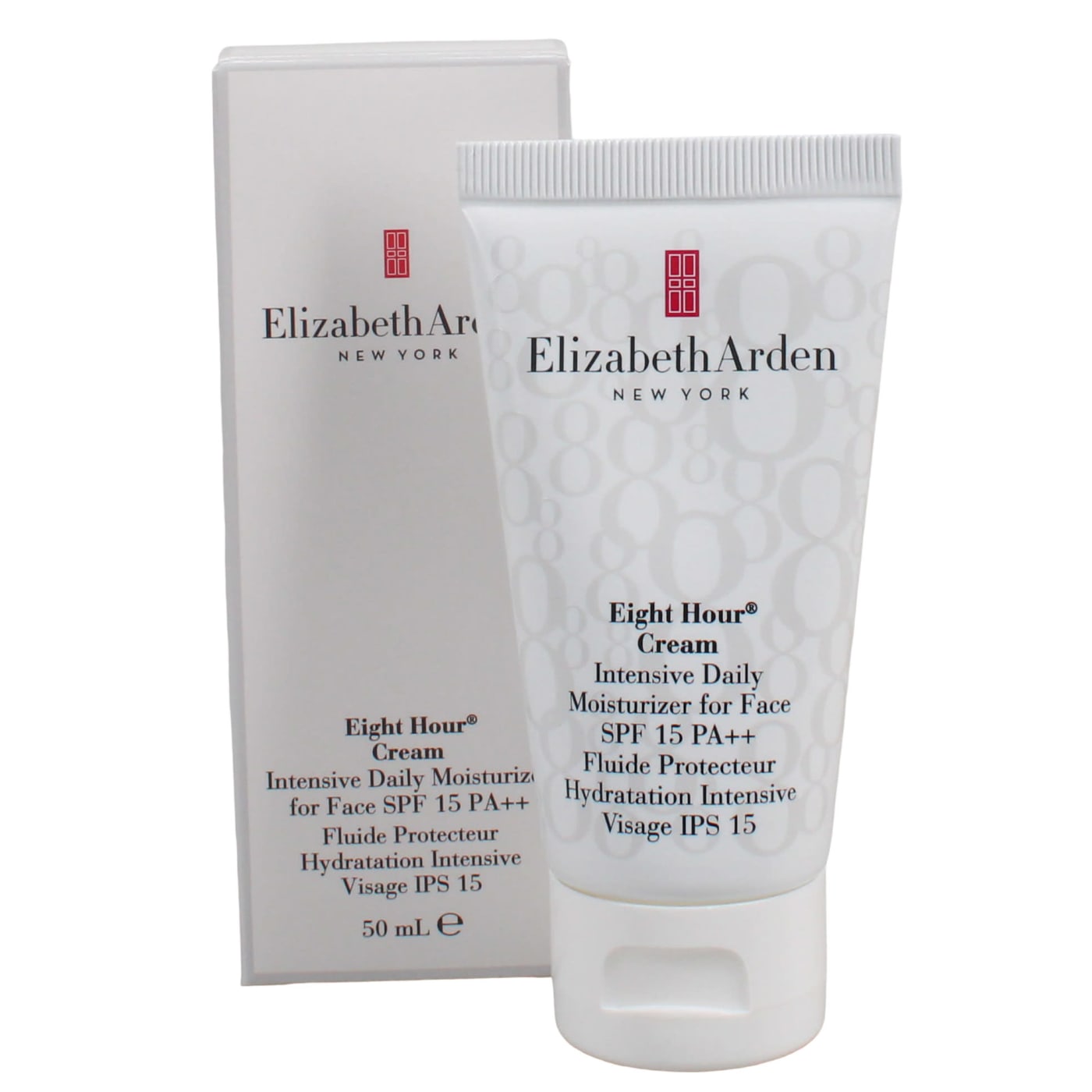 ELIZABETH ARDEN EIGHT HOUR INTENSIVE DAILY MOISTURISER FOR FACE SPF15 50ML
