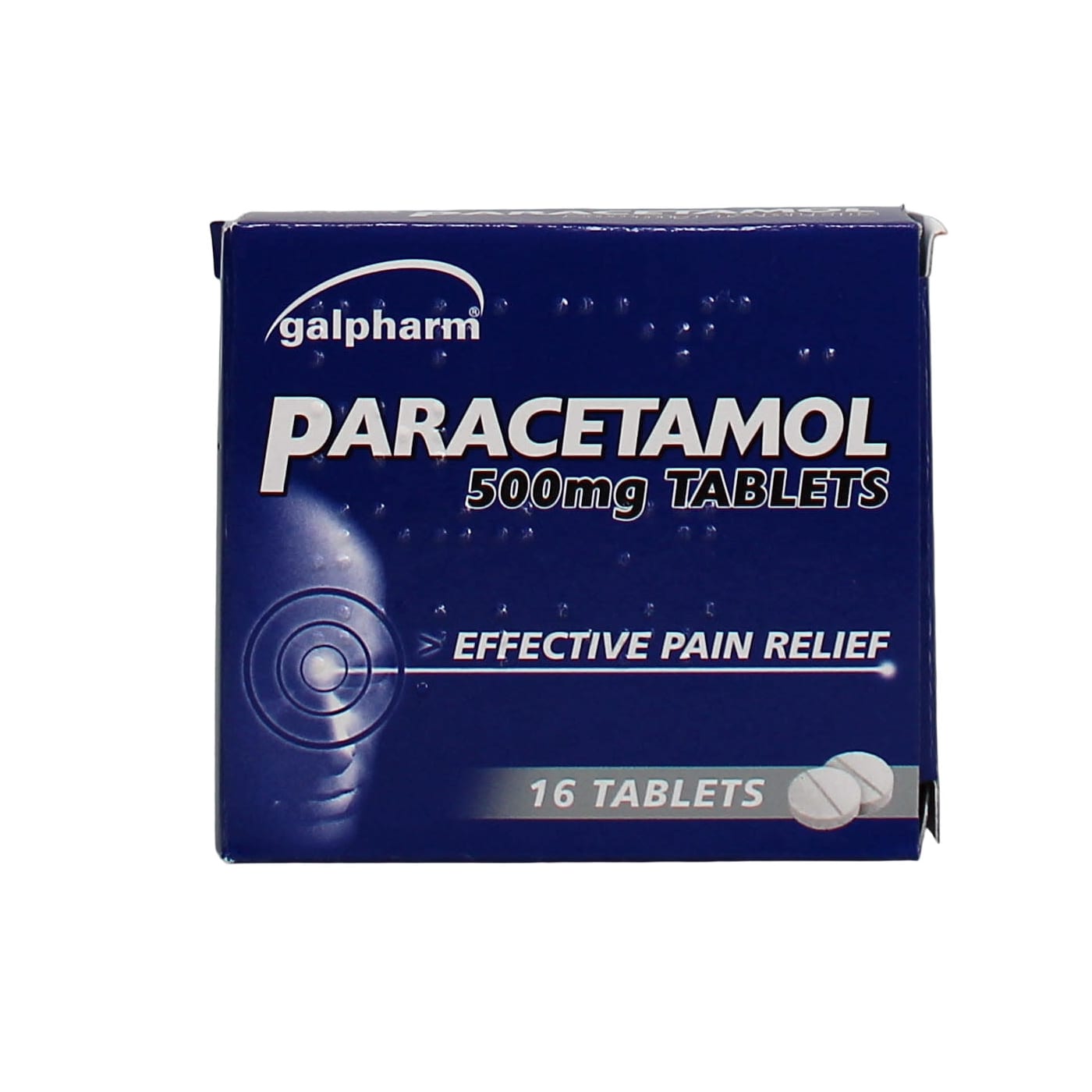 GALPHARM 500MG PARACETAMOL TABLETS 16'S