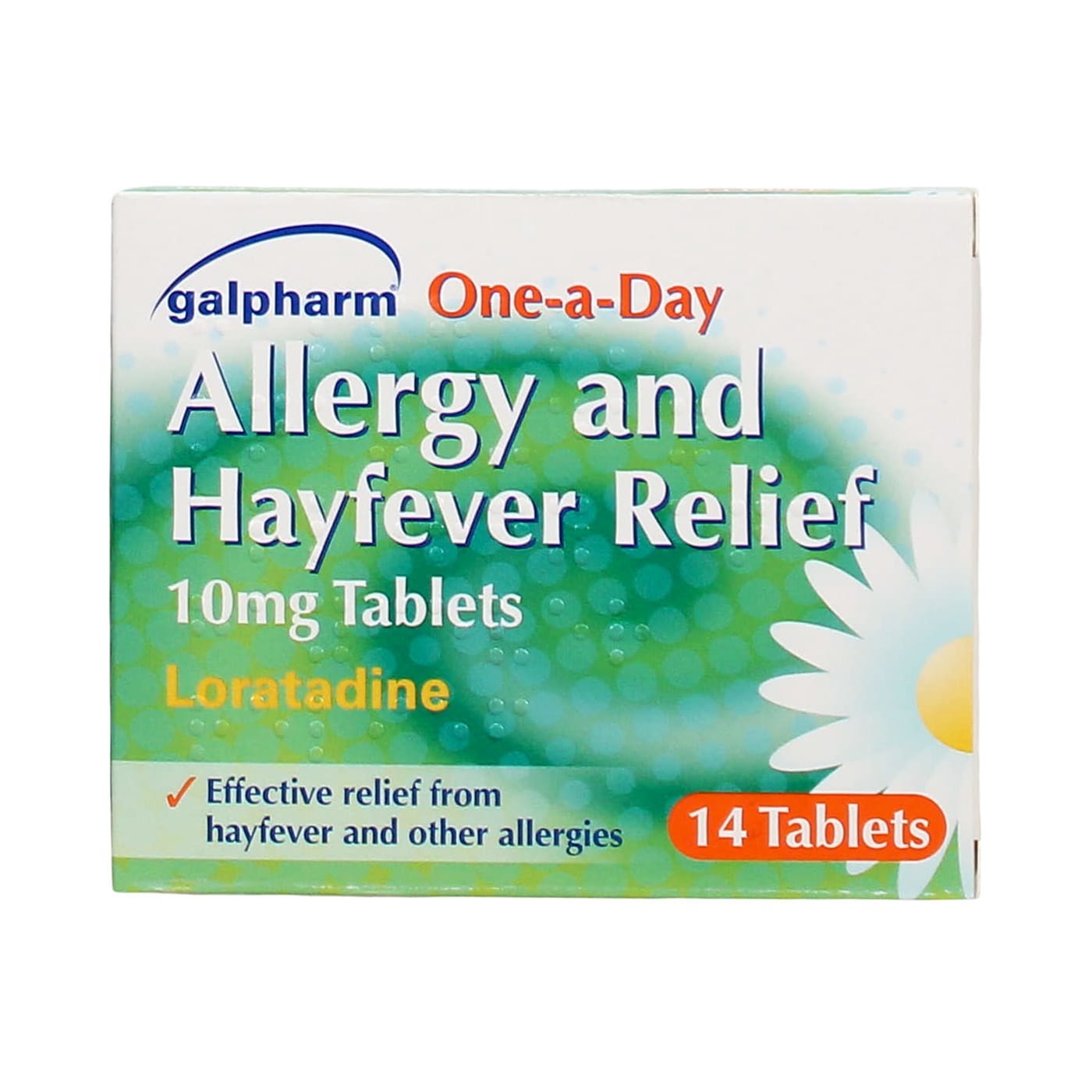 GALPHARM LORATADINE HAYFEVER & ALLERGY RELIEF ONE A DAY 14'S
