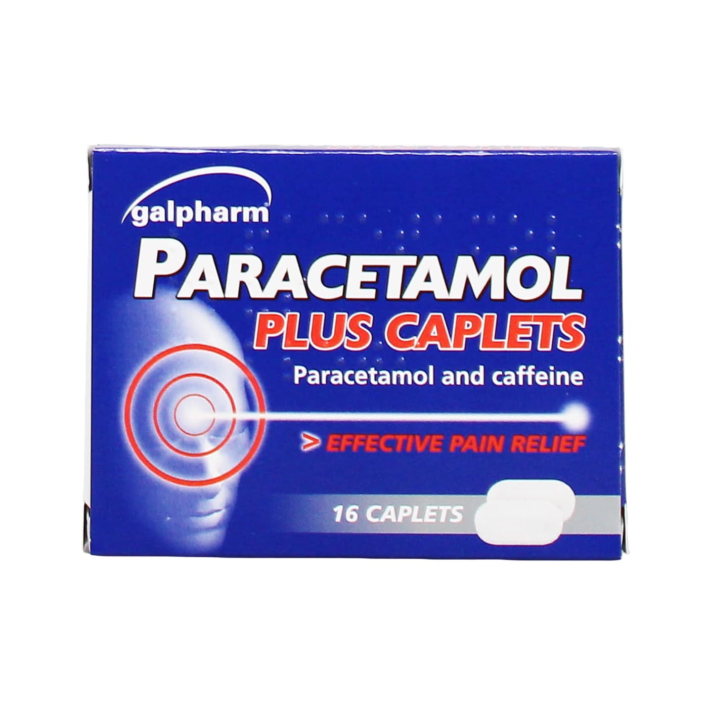 GALPHARM PARACETAMOL PLUS CAPLETS 16'S