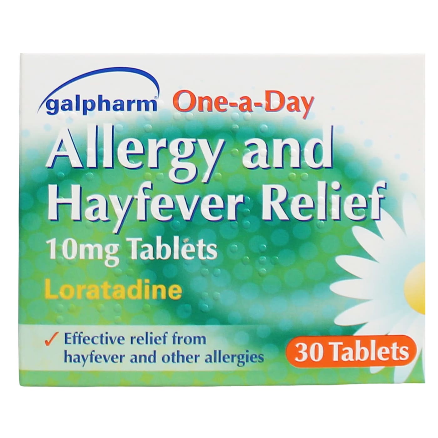GALPHARM LORATADINE HAYFEVER & ALLERGY RELIEF 30'S