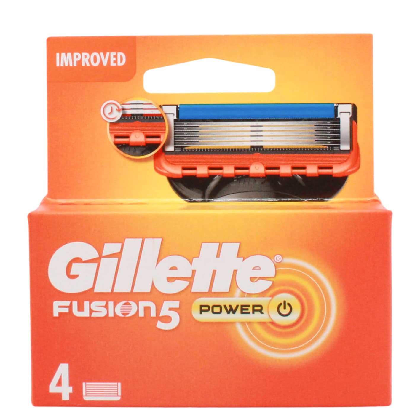 GILLETTE FUSION POWER BLADES 4'S