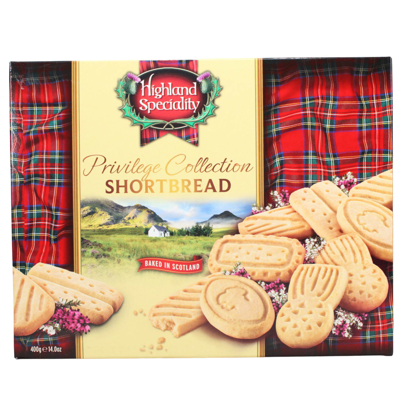 HIGHLAND SPECIALITY 400G SHORTBREAD PRIVILEGE ASSORTMENT
