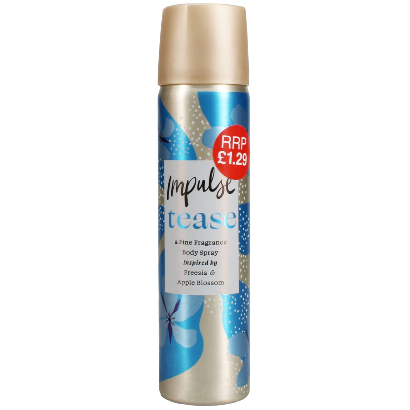 IMPULSE BODY SPRAY TEASE PMP £1.29 75ML
