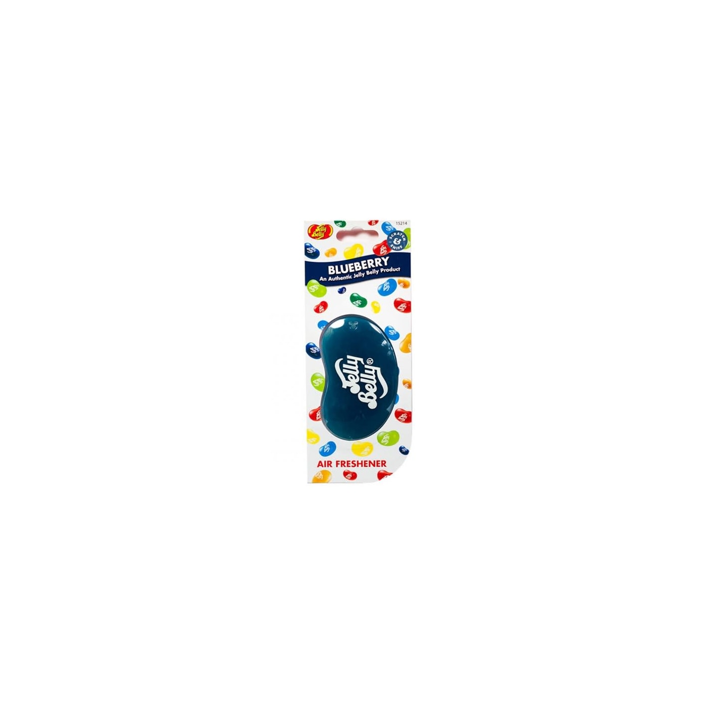 JELLY BELLY 18G 3D CAR AIR FRESHENER BLUEBERRY