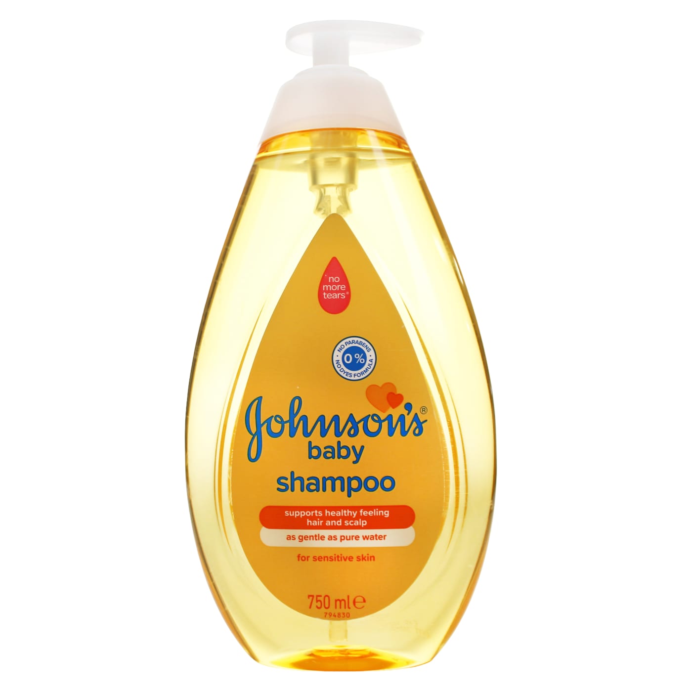 JOHNSONS BABY SHAMPOO 750ML