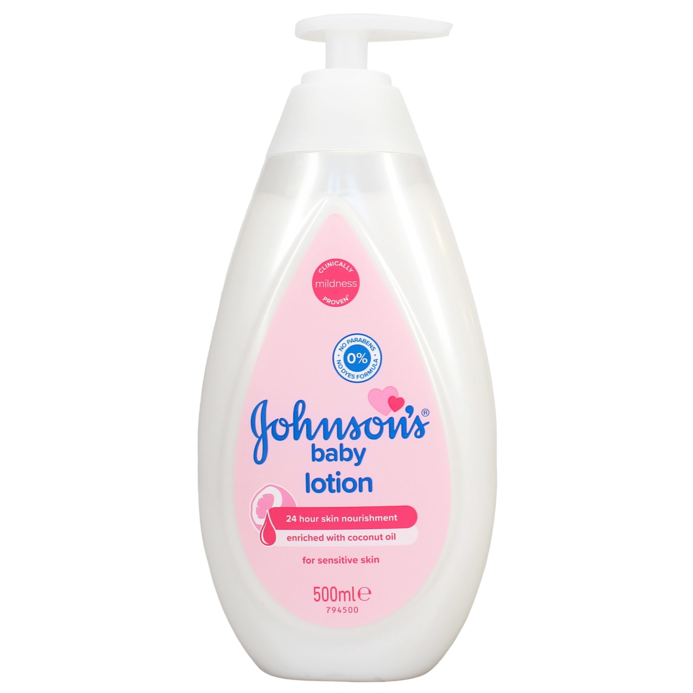 JOHNSONS BABY LOTION NEW PACK 500ML