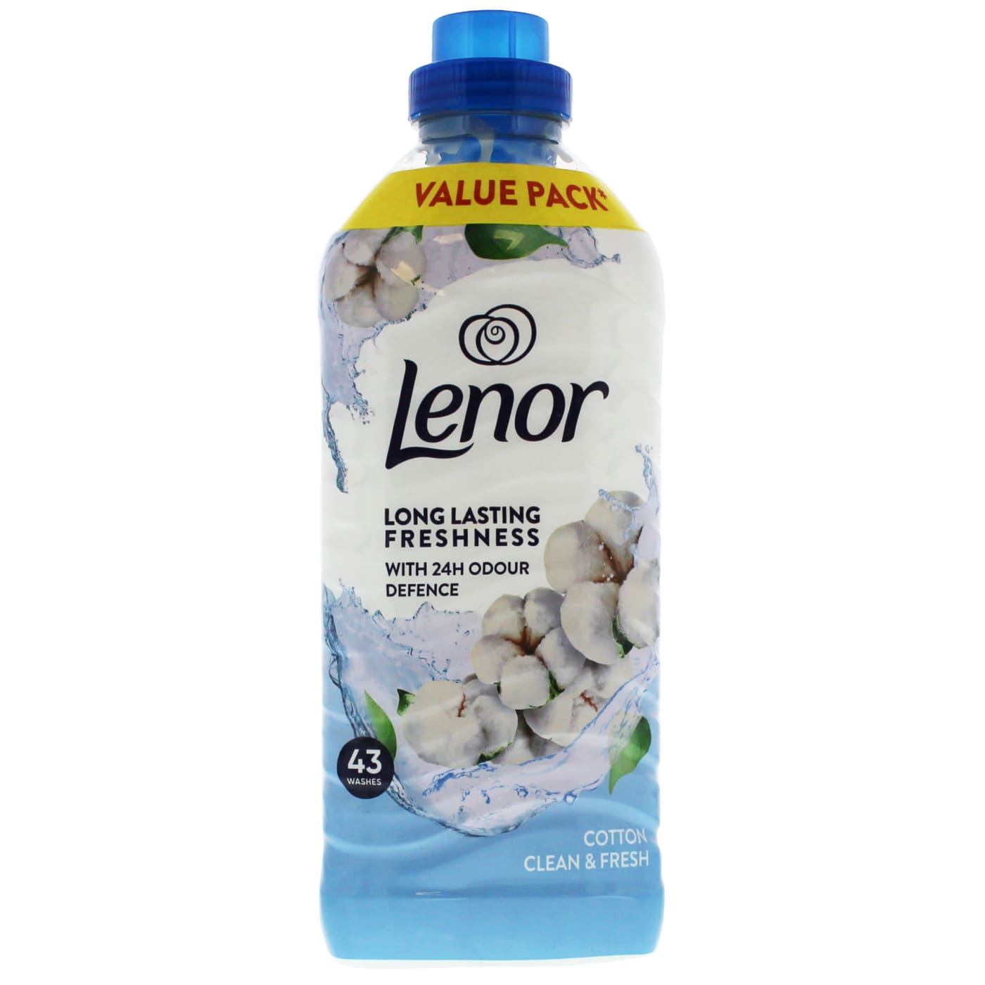 LENOR 1 FABRIC CONDITIONER COTTON CLEAN & FRESH 43 WASH 419ML