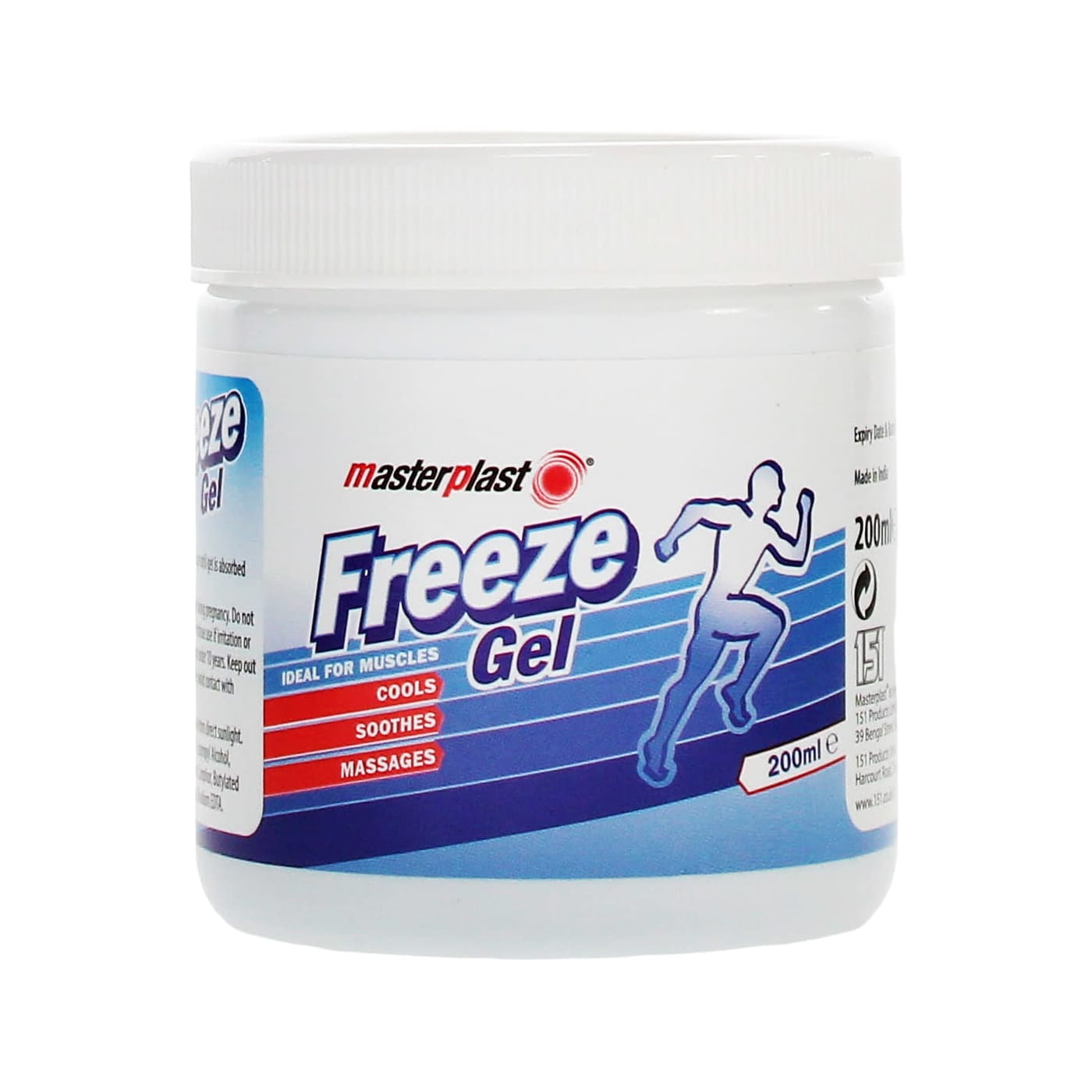 MASTERPLAST FREEZE GEL TUB 200ML