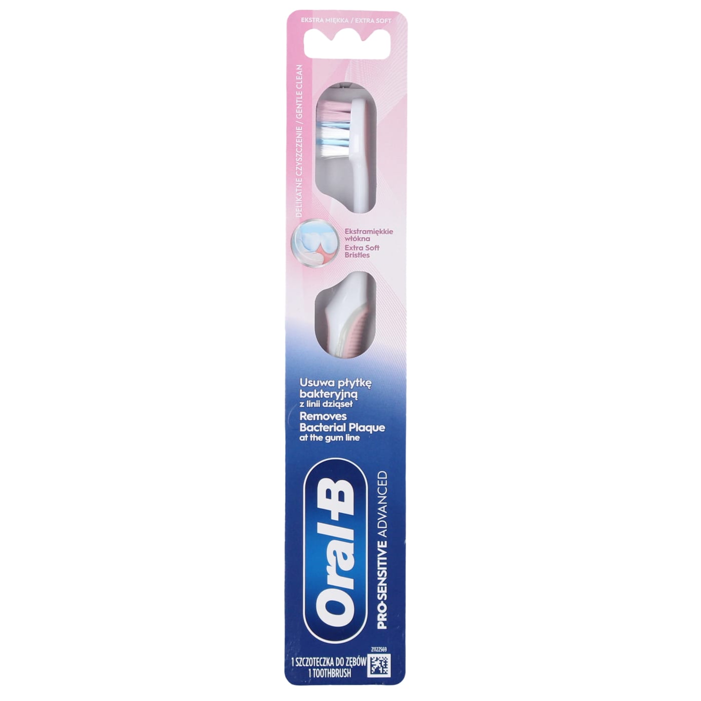 ORAL-B TOOTHBRUSH PRO SENSITIVE ADVANCED EXTRA SOFT CDU 12