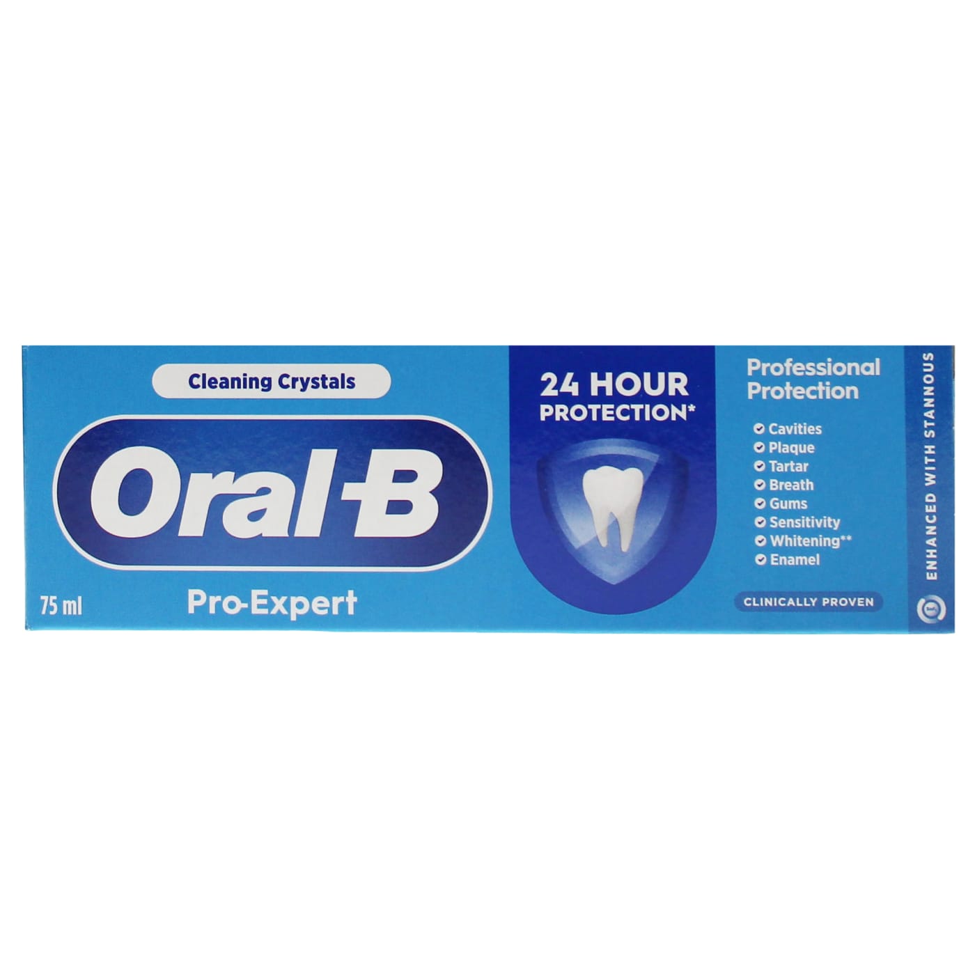 ORAL-B PRO EXPERT TOOTHPASTE PROFESSIONAL PROTECTION CLEANING CRYSTALS 75ML