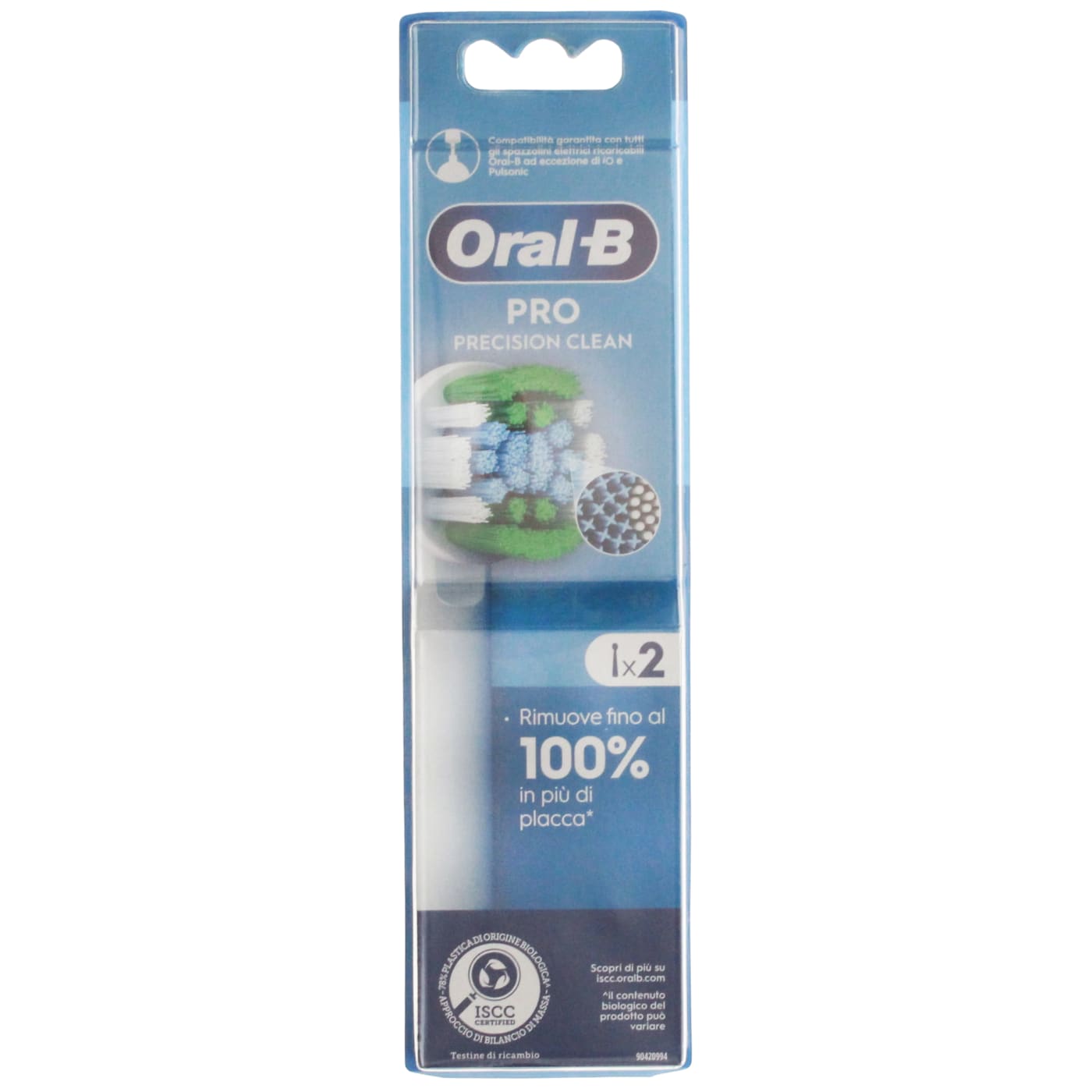 ORAL-B PRO TOOTHBRUSH HEADS PRECISION CLEAN 2 PACK