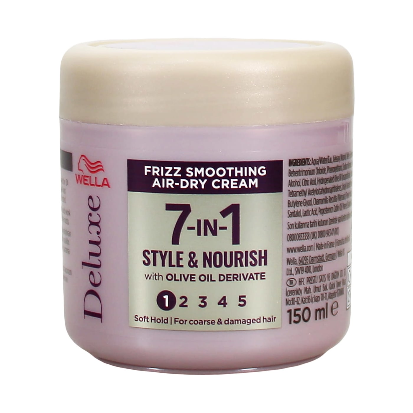 WELLA DELUXE 7-IN-1 FRIZZ SMOOTHING AIR DRY CREAM 150ML