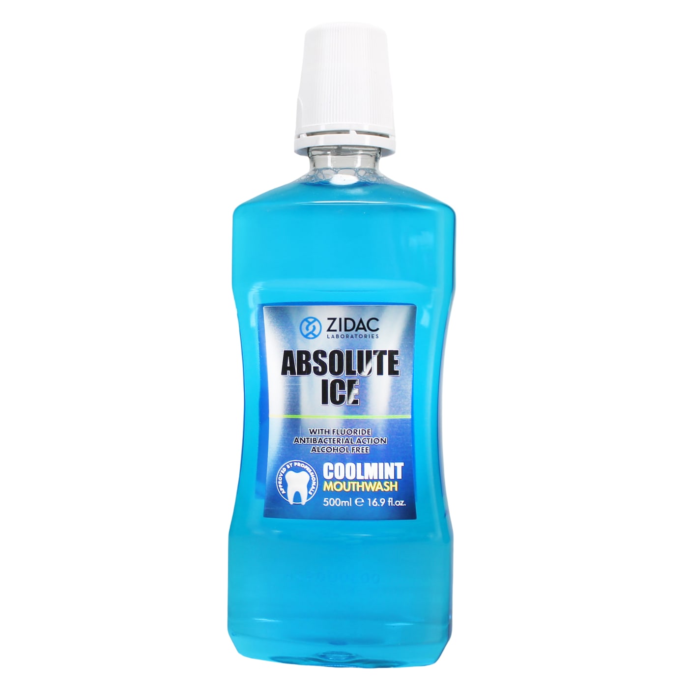 ZIDAC ABSOLUTE ICE MOUTHWASH COOLMINT 500ML