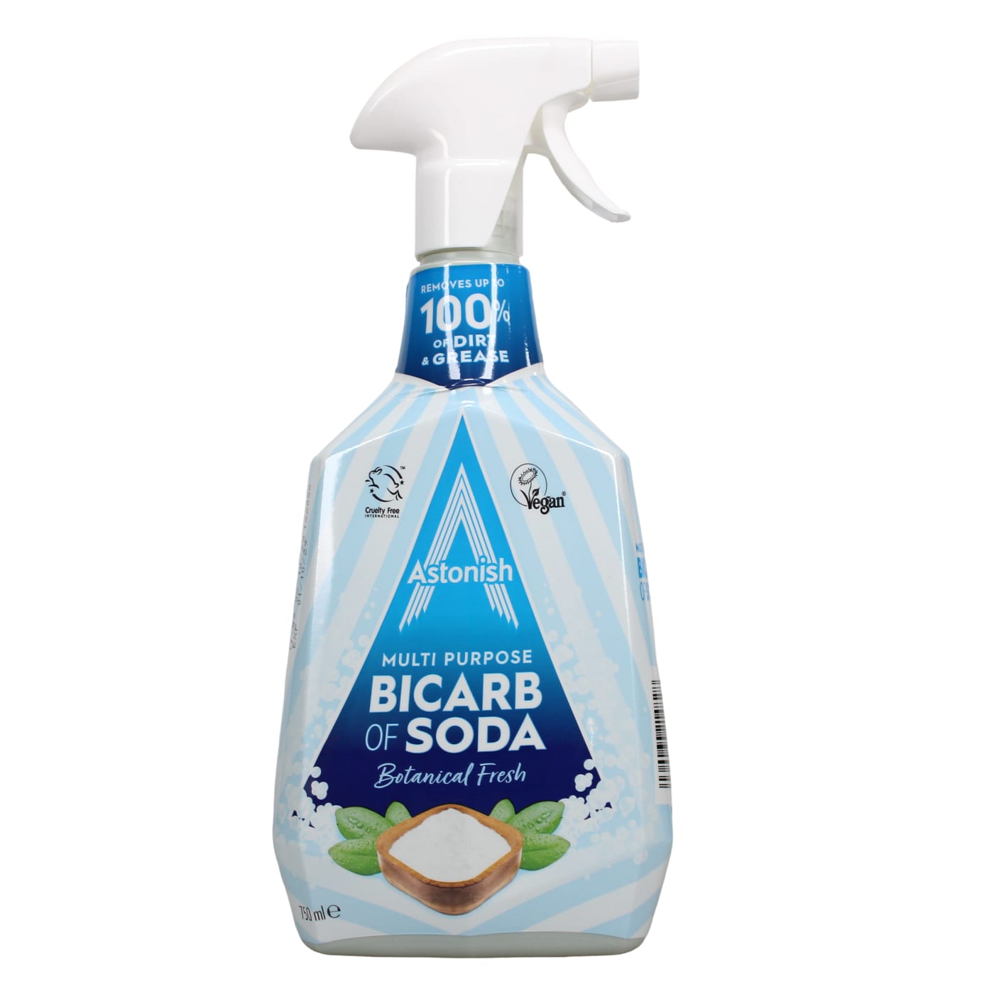ASTONISH MULTI-PURPOSE SPRAY BICARB OF SODA BOTANICAL FRESH 750ML