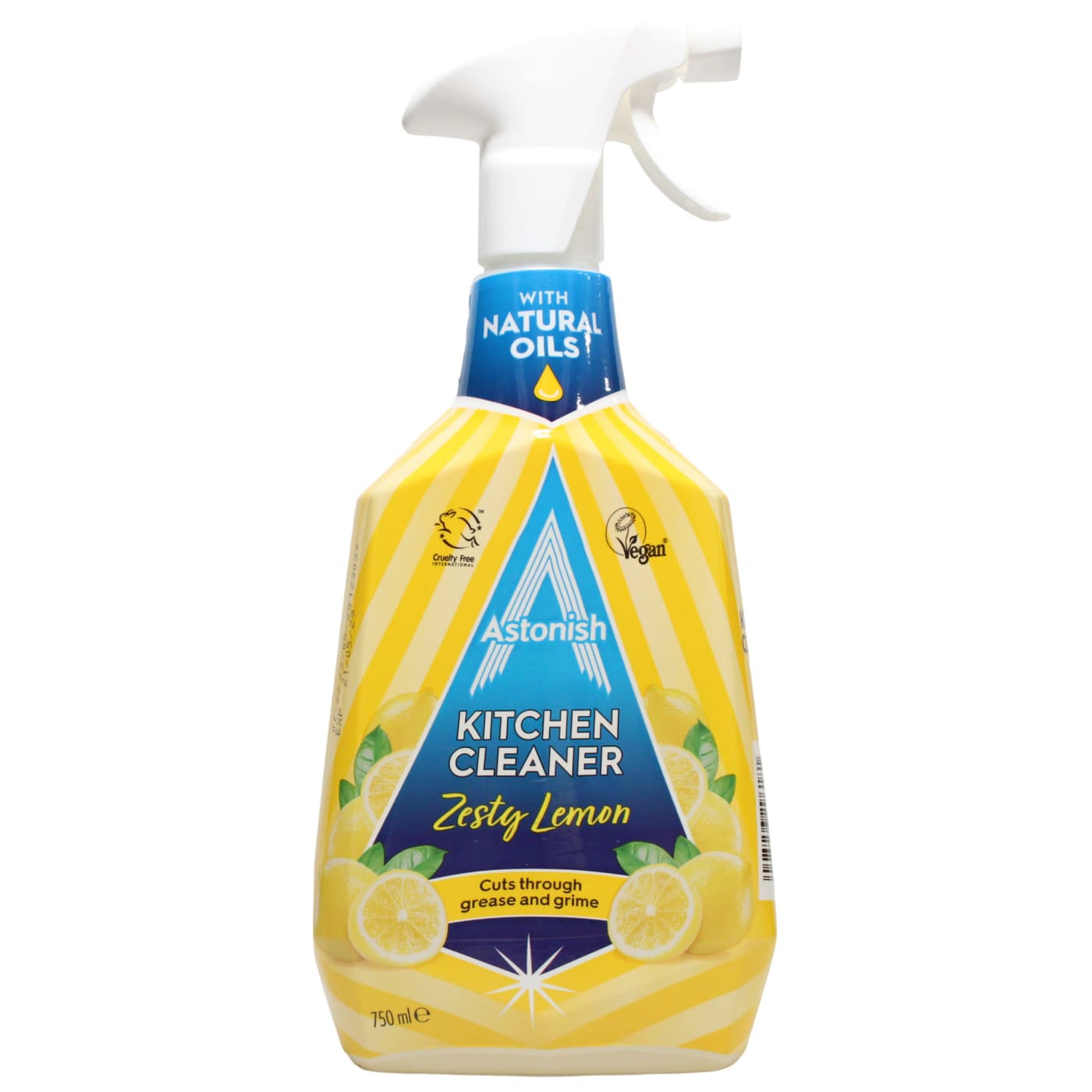 ASTONISH KITCHEN CLEANER SPRAY ZESTY LEMON 750ML