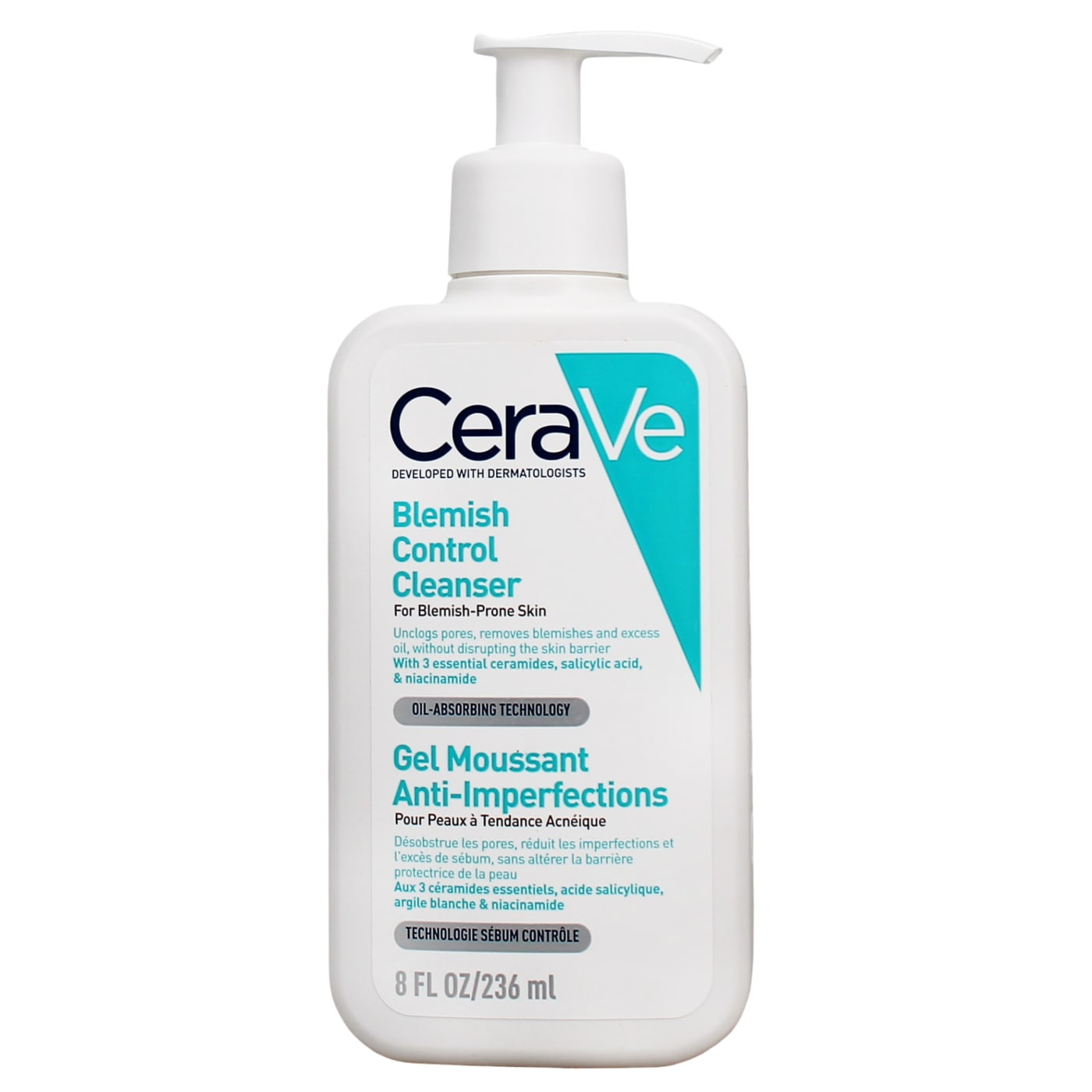 CERAVE CLEANSER BLEMISH CONTROL 236ML