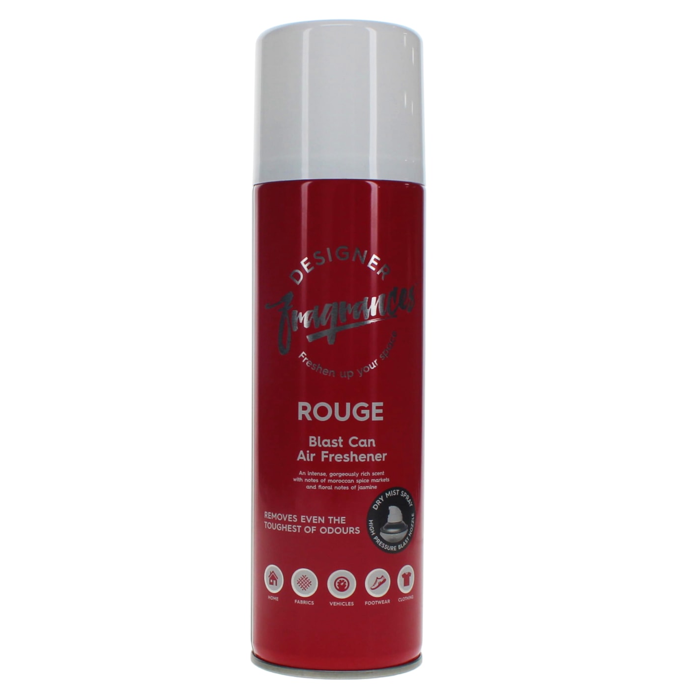 DESIGNER FRAGRANCES BLAST CAN AIR FRESHENER ROUGE 300ML