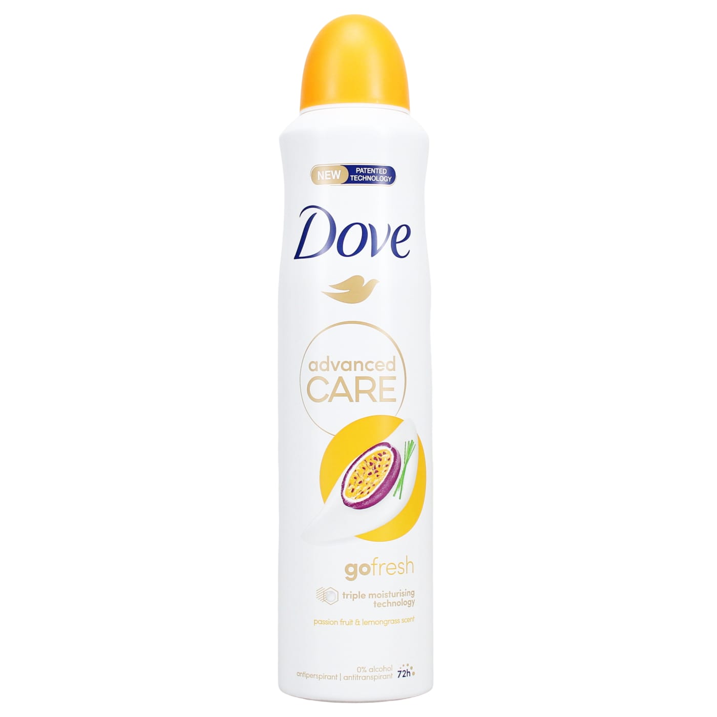 DOVE ADVANCED CARE ANTI PERSPIRANT SPRAY PASSIONFRUIT 250ML
