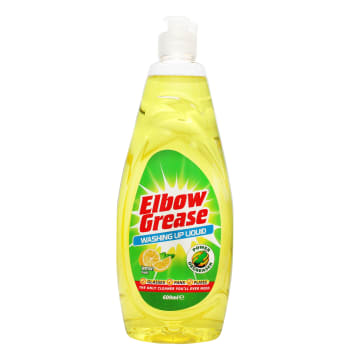 ELBOW GREASE WASHING UP LIQUID LEMON 600ML
