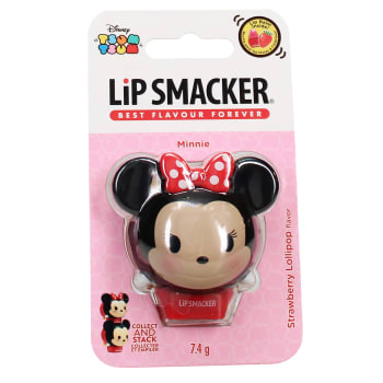 LIP SMACKER MINNIE TSUM TSUM 7.4G LIP BALM STRAWBERRY LOLLIPOP