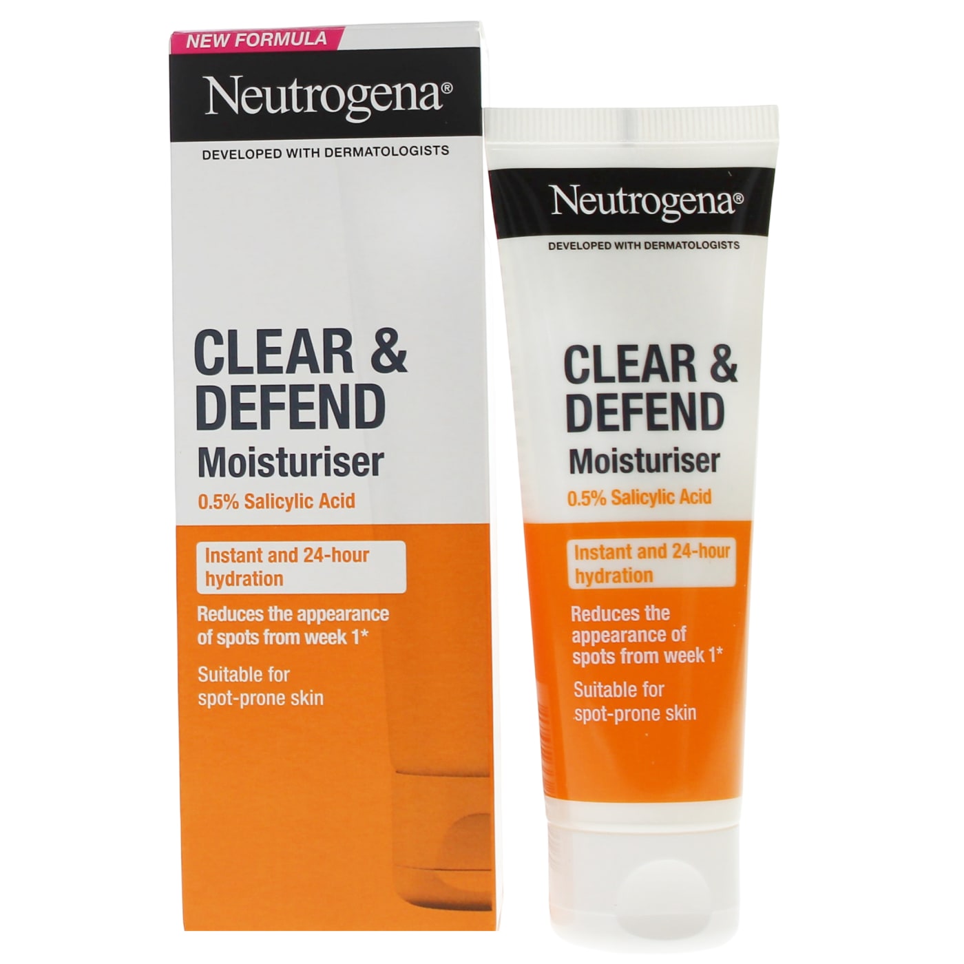 NEUTROGENA CLEAR & DEFEND MOISTURISER 0.5% SALICYLIC ACID 50ML