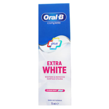 ORAL-B COMPLETE TOOTHPASTE EXTRA WHITE 75ML